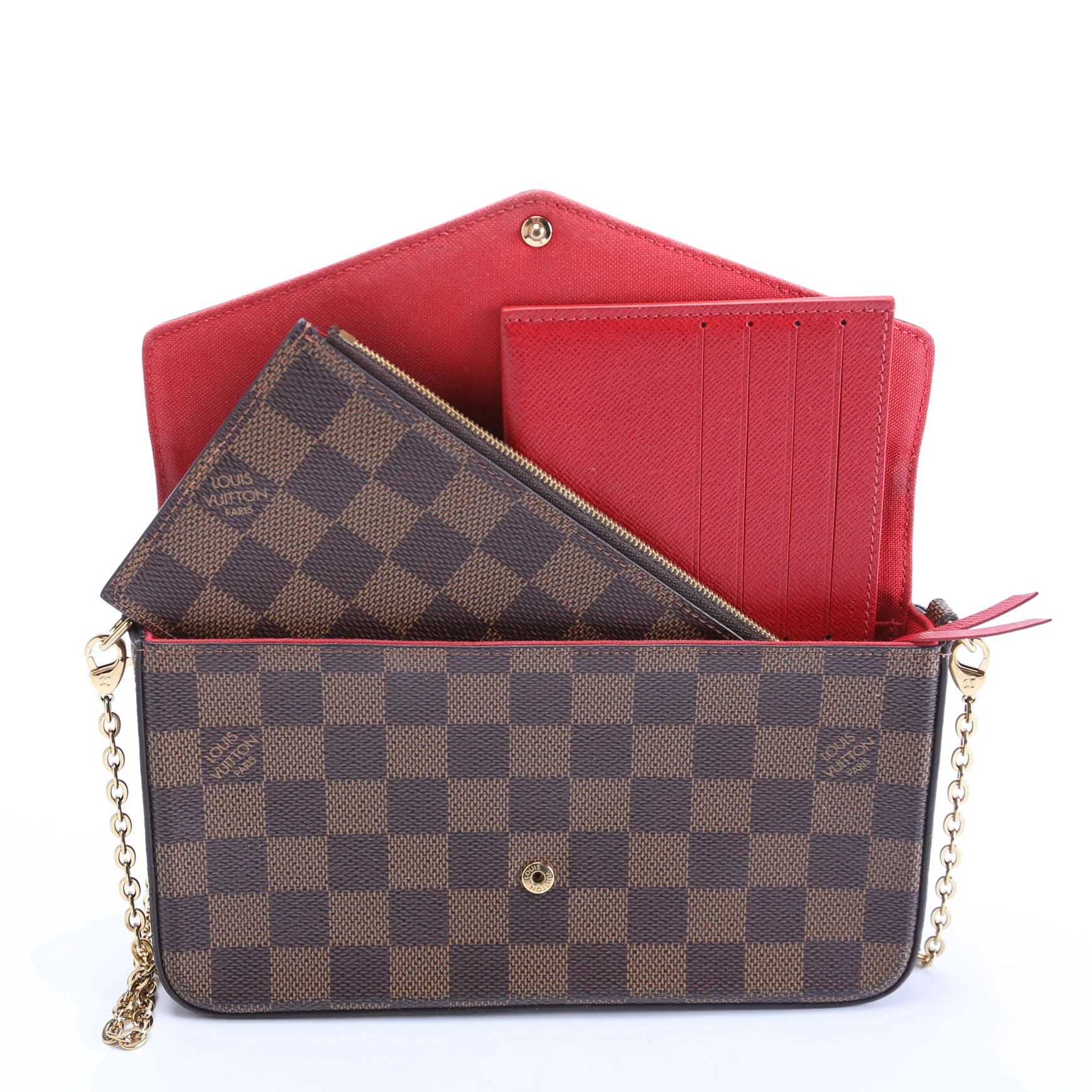 Pochette Felicie Damier Ebene - Image 7