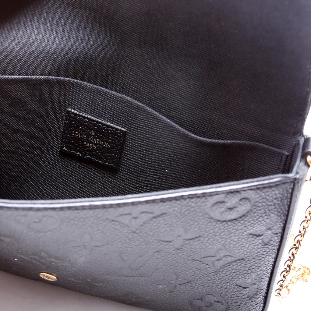 Pochette Felicie Empreinte Black - Image 8