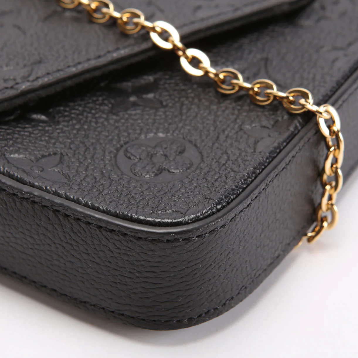 Pochette Felicie Empreinte Black - Image 5