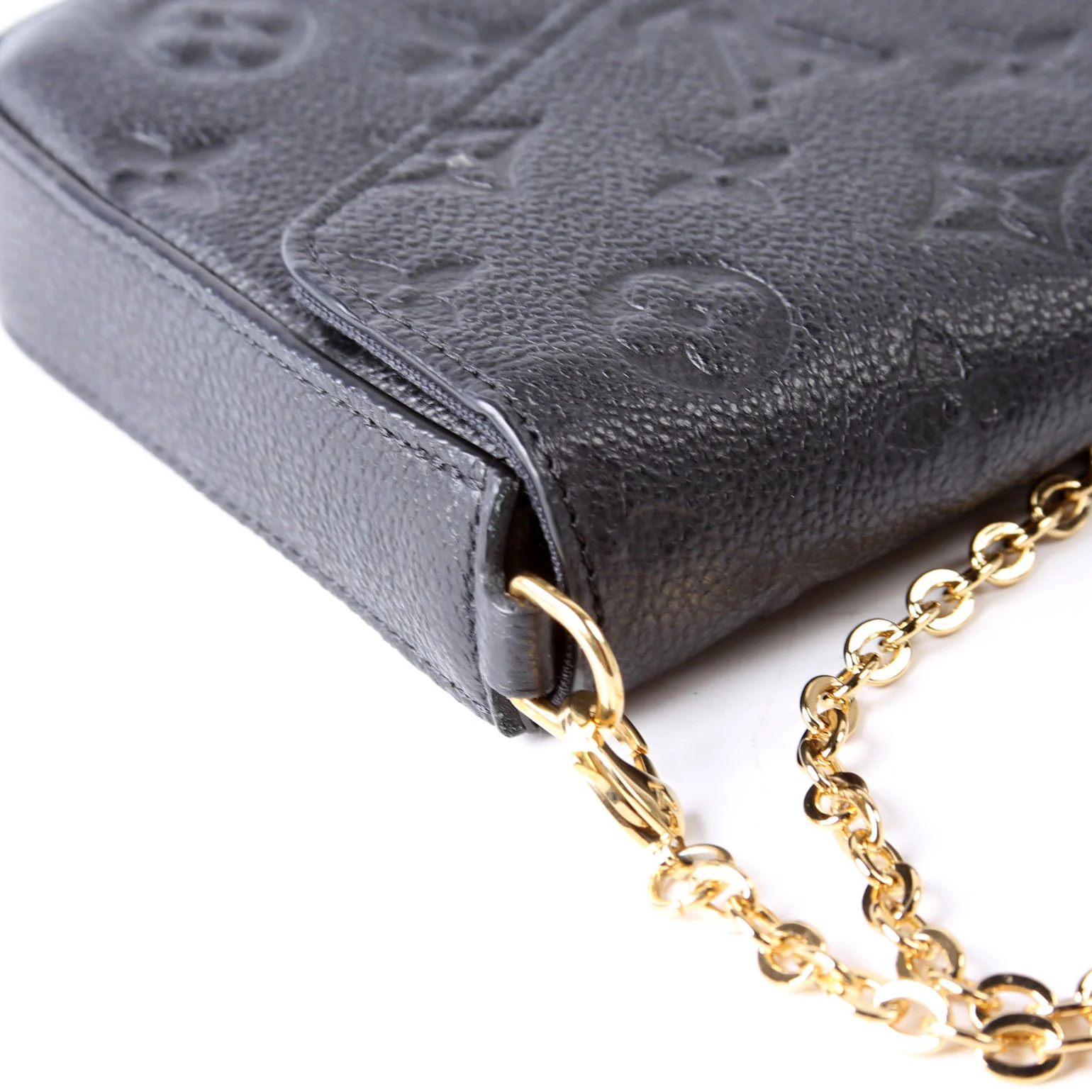 Pochette Felicie Empreinte Black - Image 8