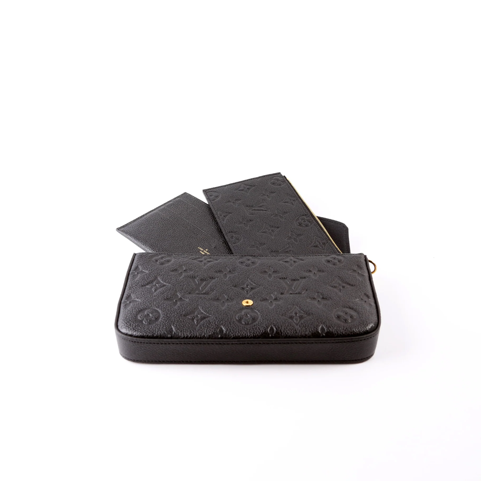 Pochette Felicie Empreinte Black - Image 8