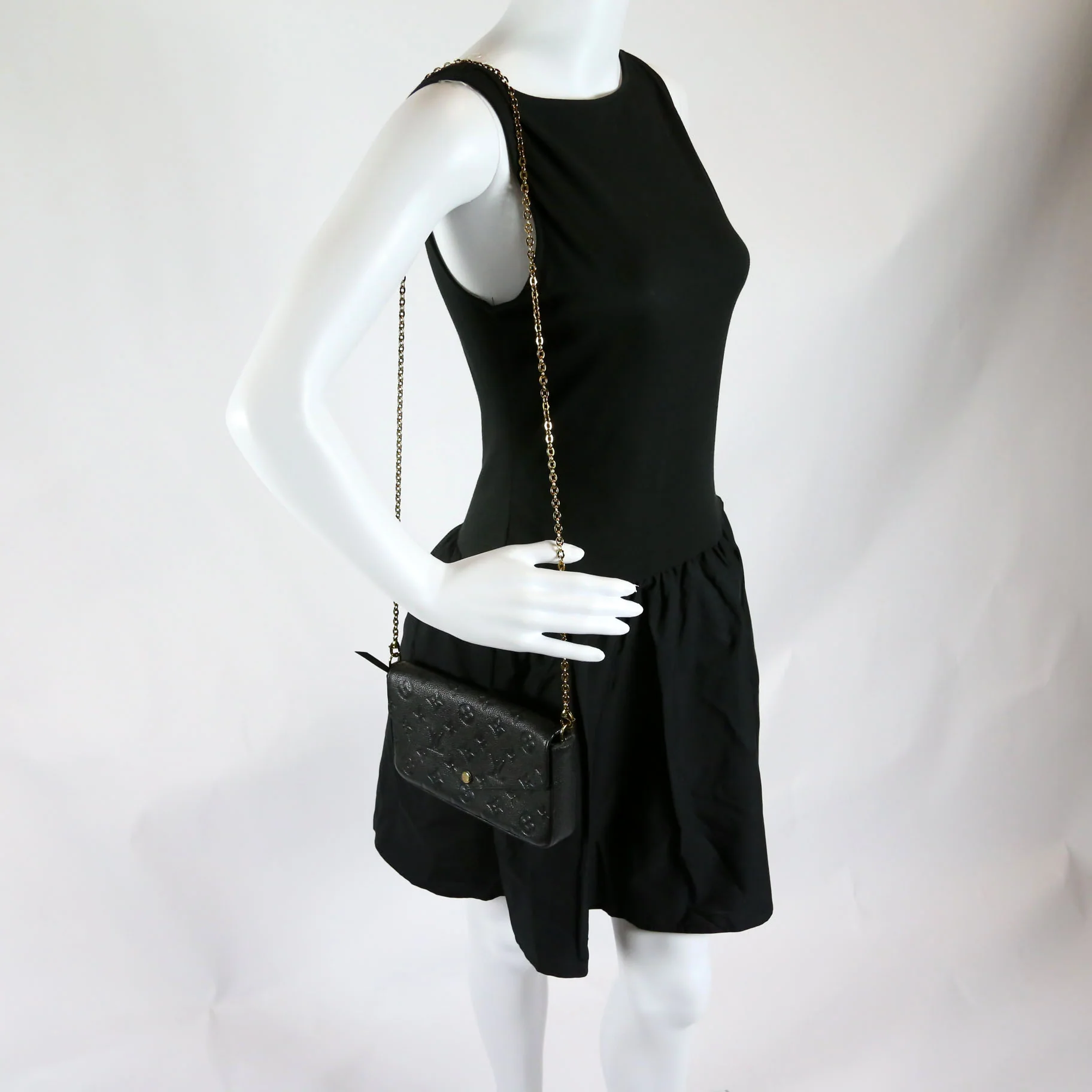 Pochette Felicie Empreinte Black - Image 10