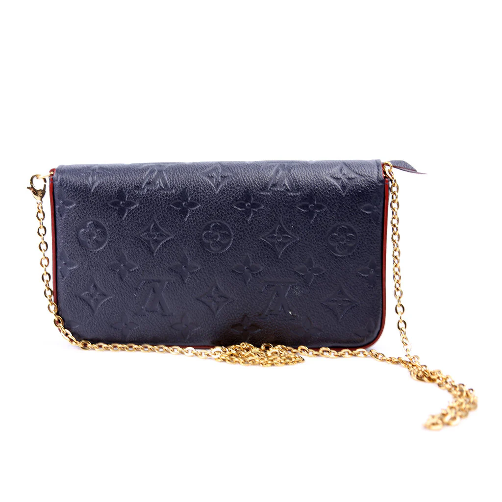 Pochette Felicie Empreinte Navy - Image 2