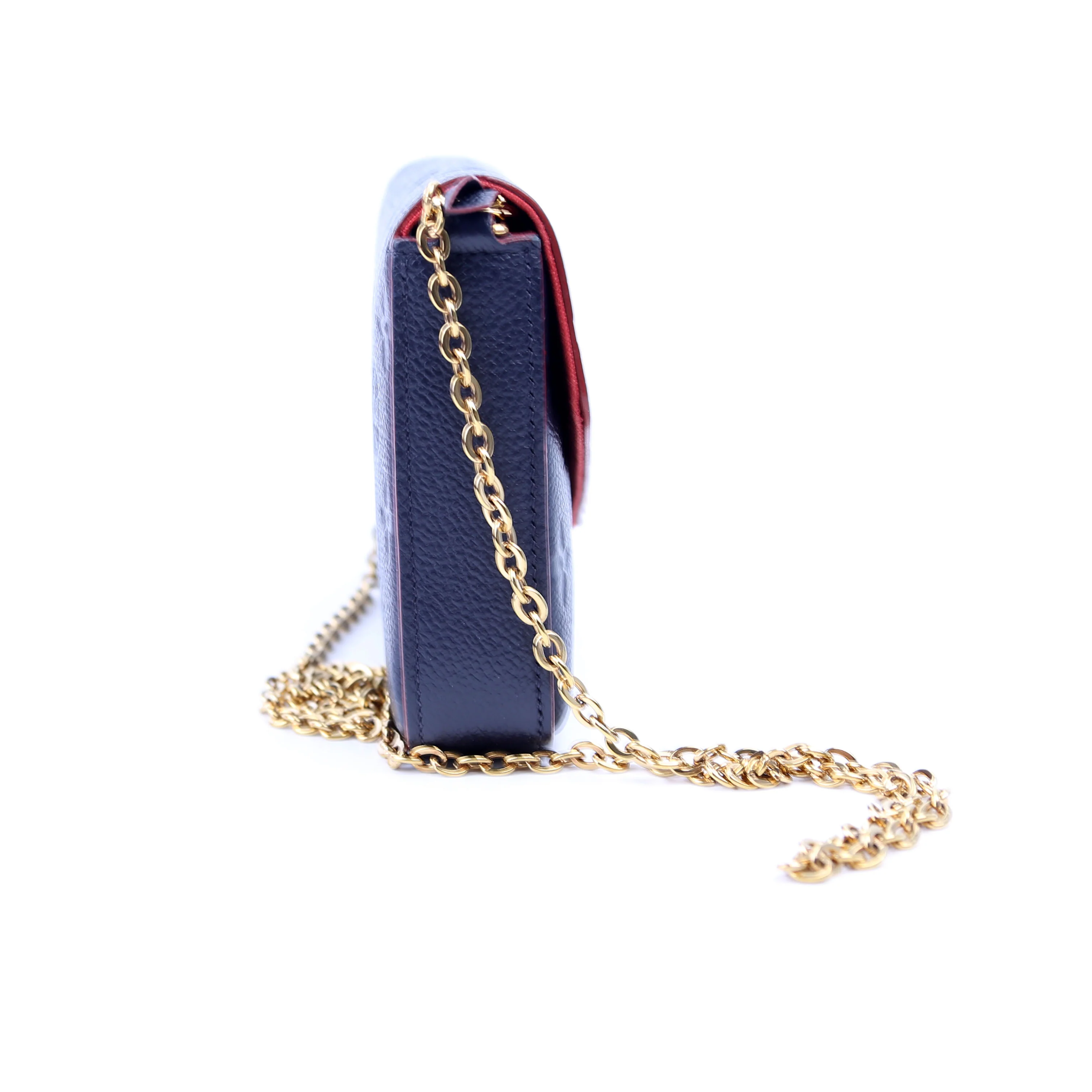 Pochette Felicie Empreinte Navy - Image 3