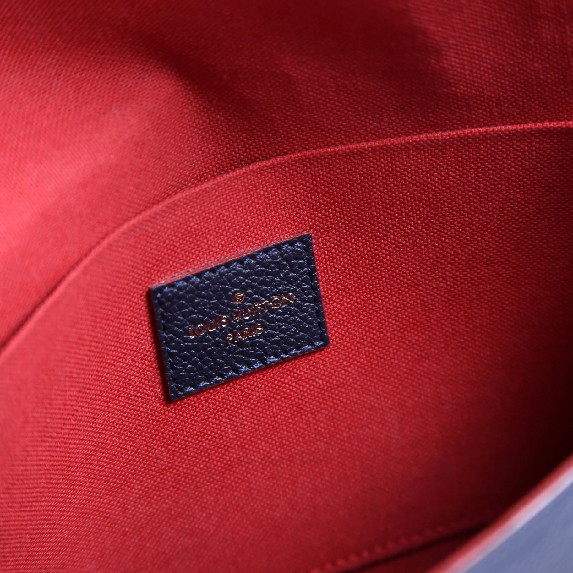 Pochette Felicie Empreinte Navy - Image 9