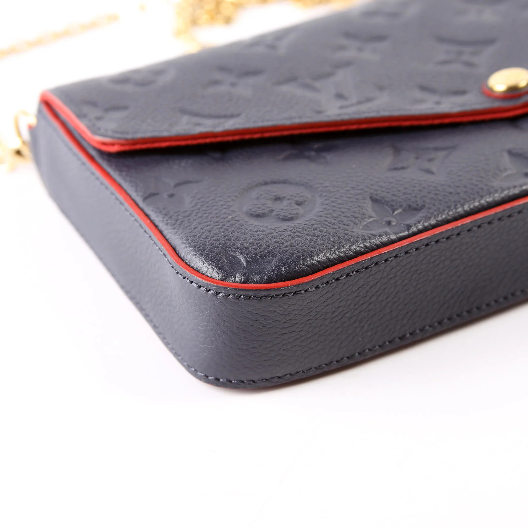 Pochette Felicie Empreinte Navy - Image 5