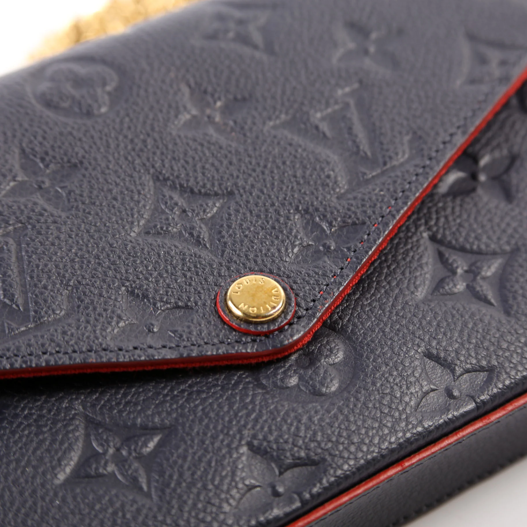 Pochette Felicie Empreinte Navy - Image 7