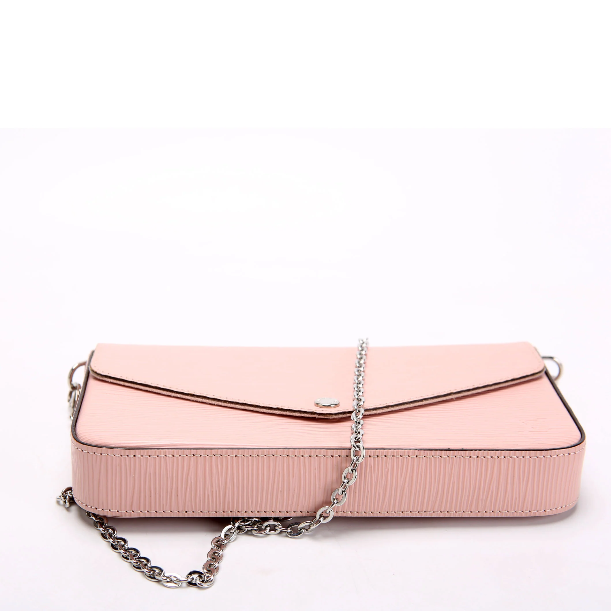 Pochette Felicie Epi Leather Pink - Image 4
