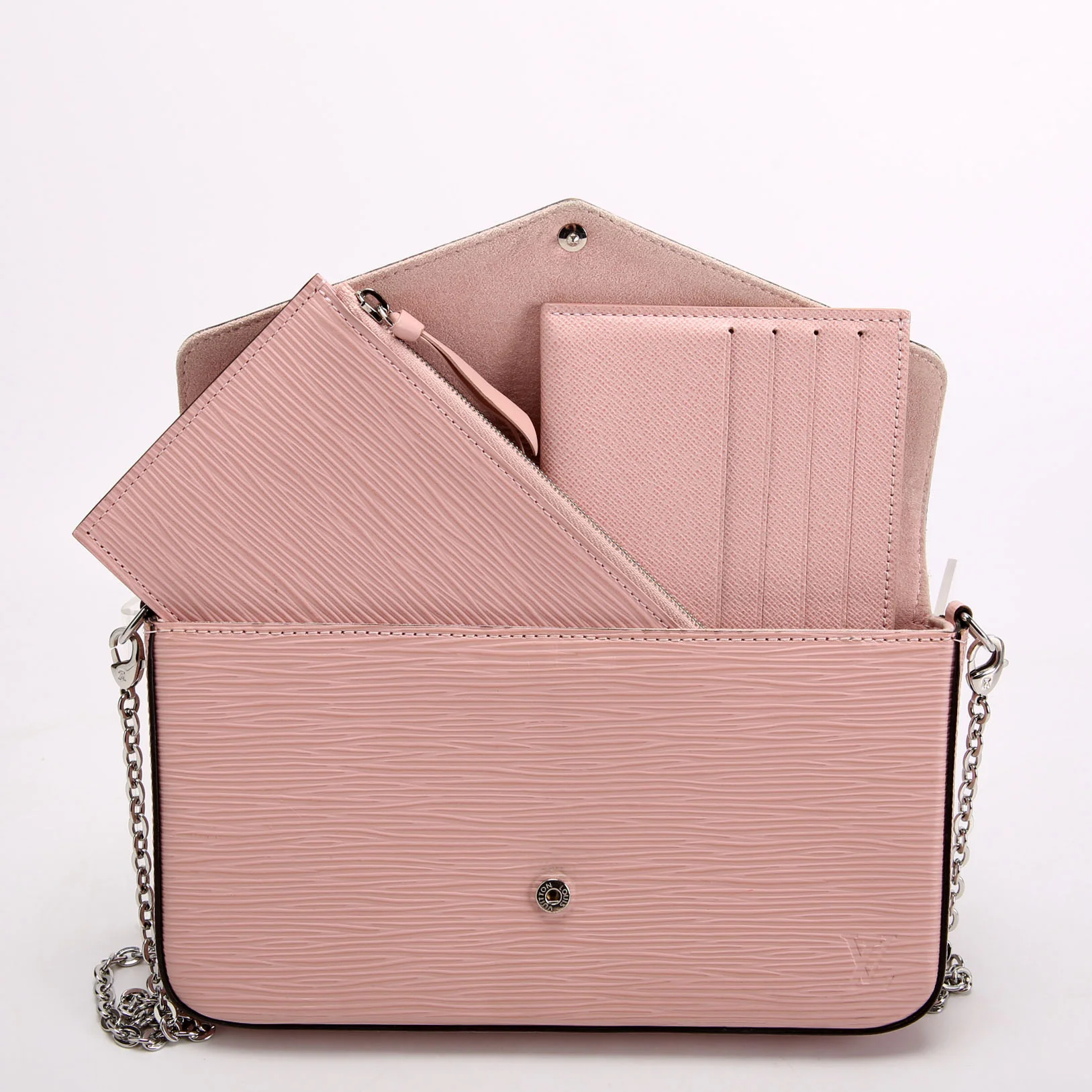 Pochette Felicie Epi Leather Pink - Image 9