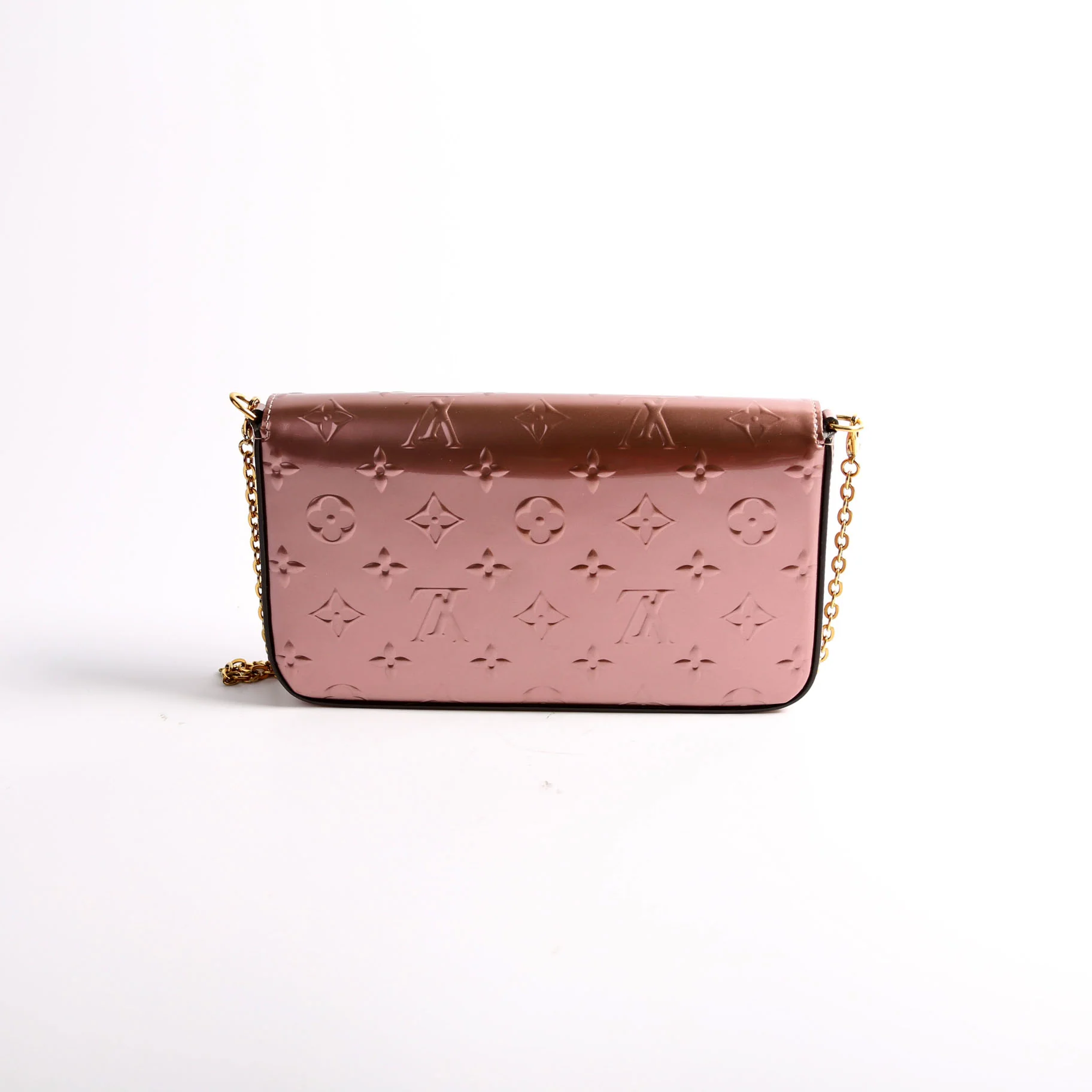 Pochette Felicie Metallic Vernis Pink - Image 3