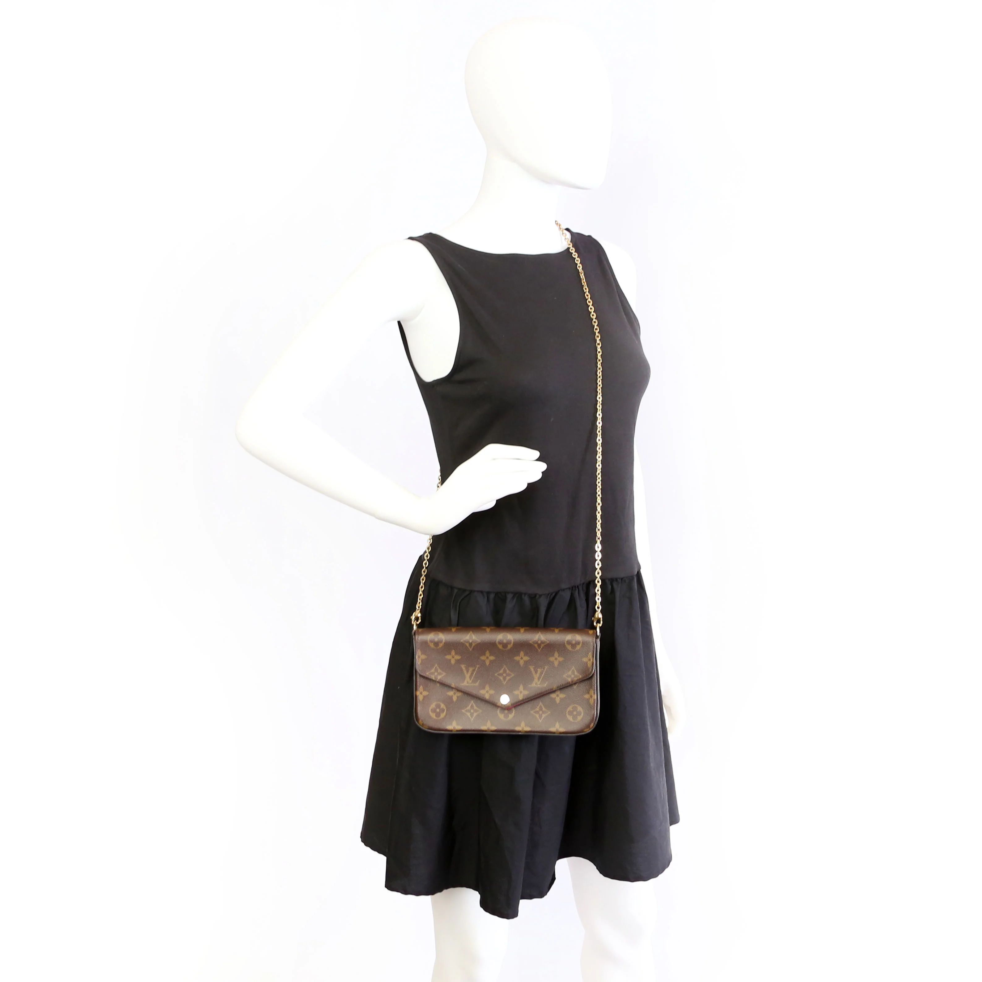 Pochette Felicie Monogram Berry - Image 14