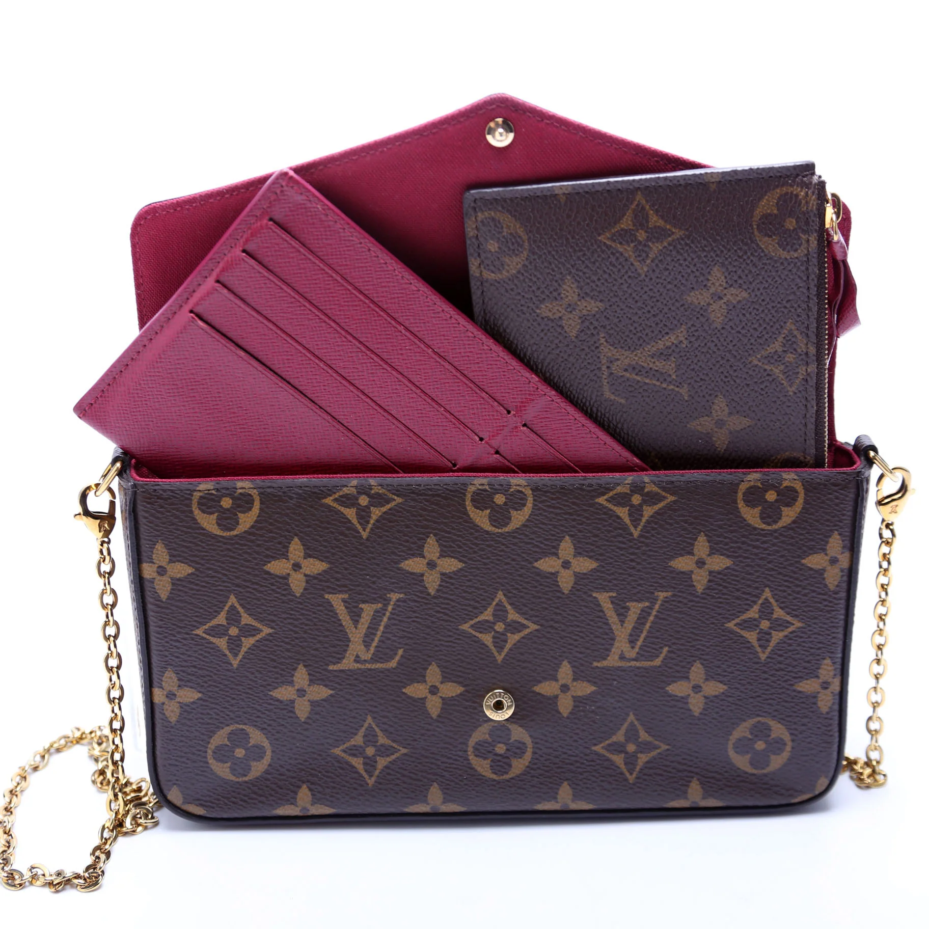 Pochette Felicie Monogram Berry - Image 7