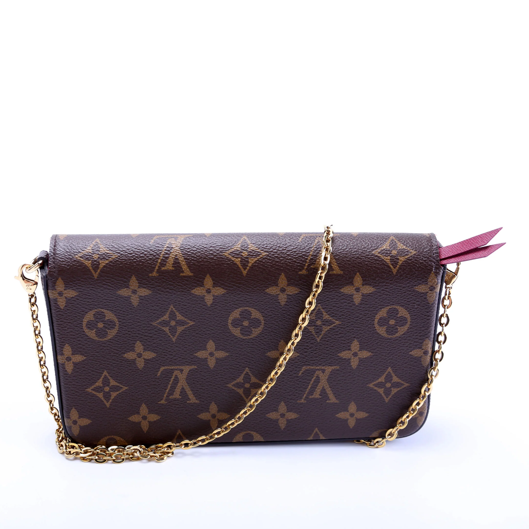 POchette Felicie Monogram Brown/Berry - Image 3