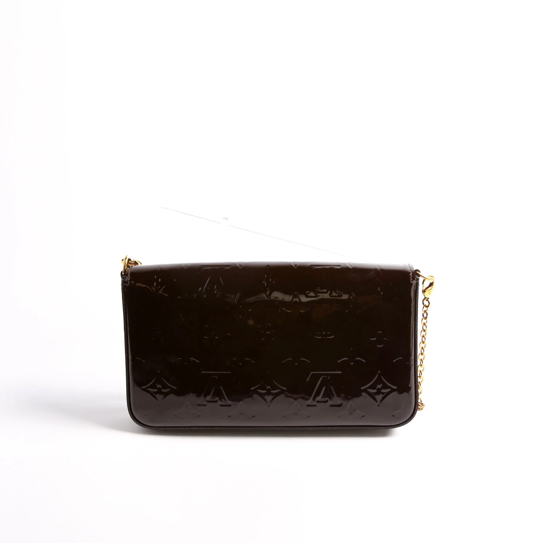 Pochette Felicie Vernis Burgundy - Image 2