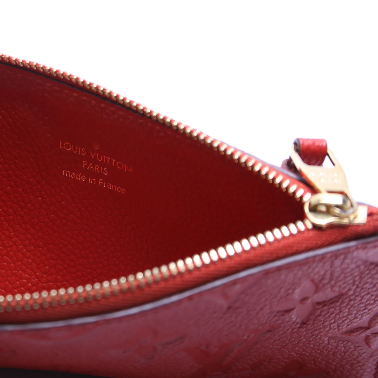 Pochette Felicie Zip Insert Only Empreinte Red - Image 6