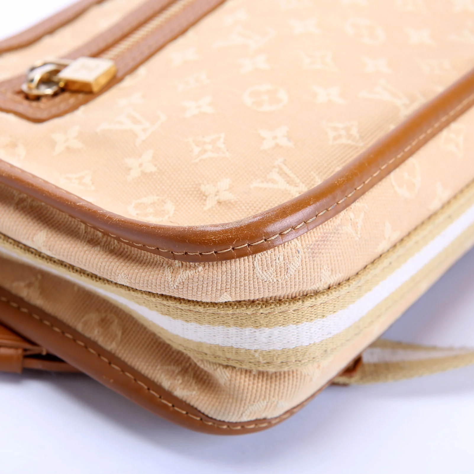 Pochette Kathleen Mini Lin Monogram Tan - Image 5