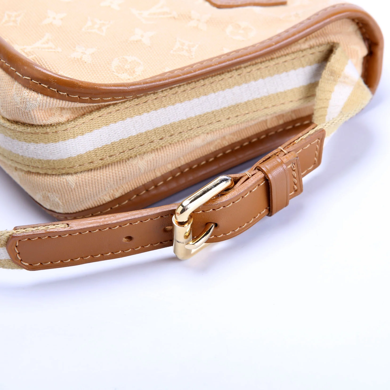 Pochette Kathleen Mini Lin Monogram Tan - Image 7