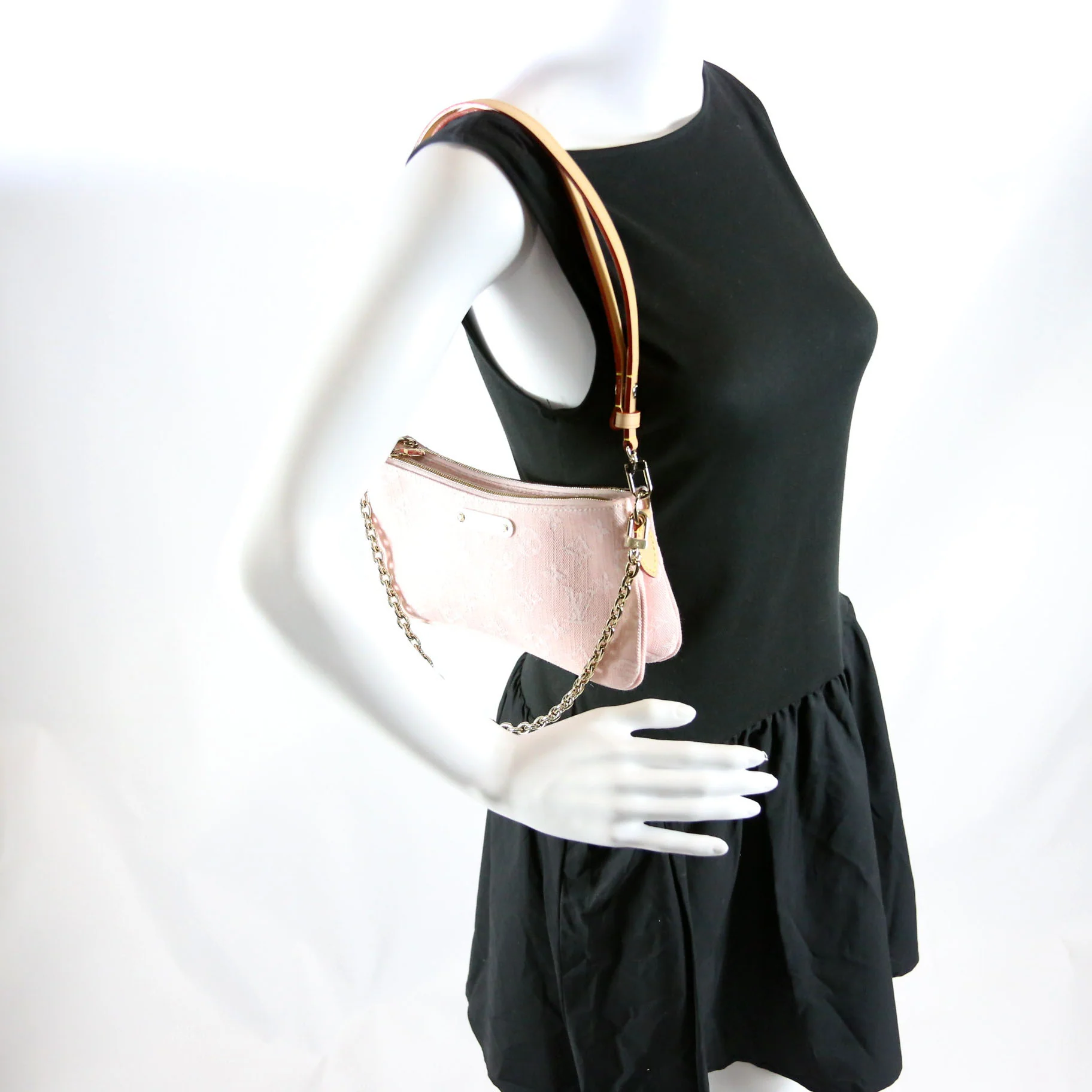 Pochette LIV Monogram Denim Pink - Image 10