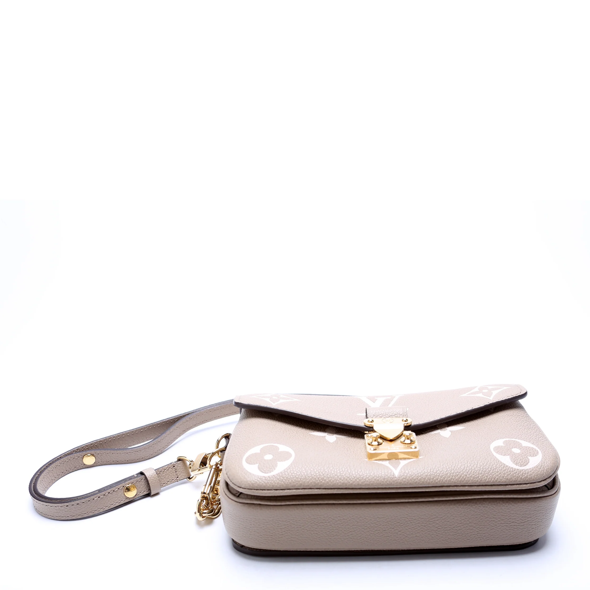 Pochette Metis East West Bicolor Empreinte Turtledove - Image 4