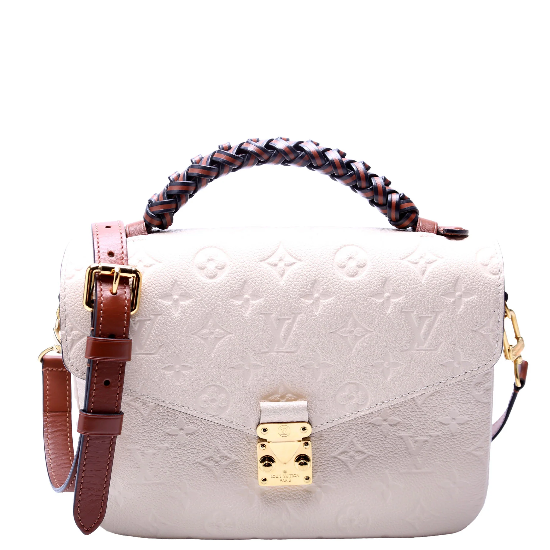 Pochette Metis Empreinte Braided Cream