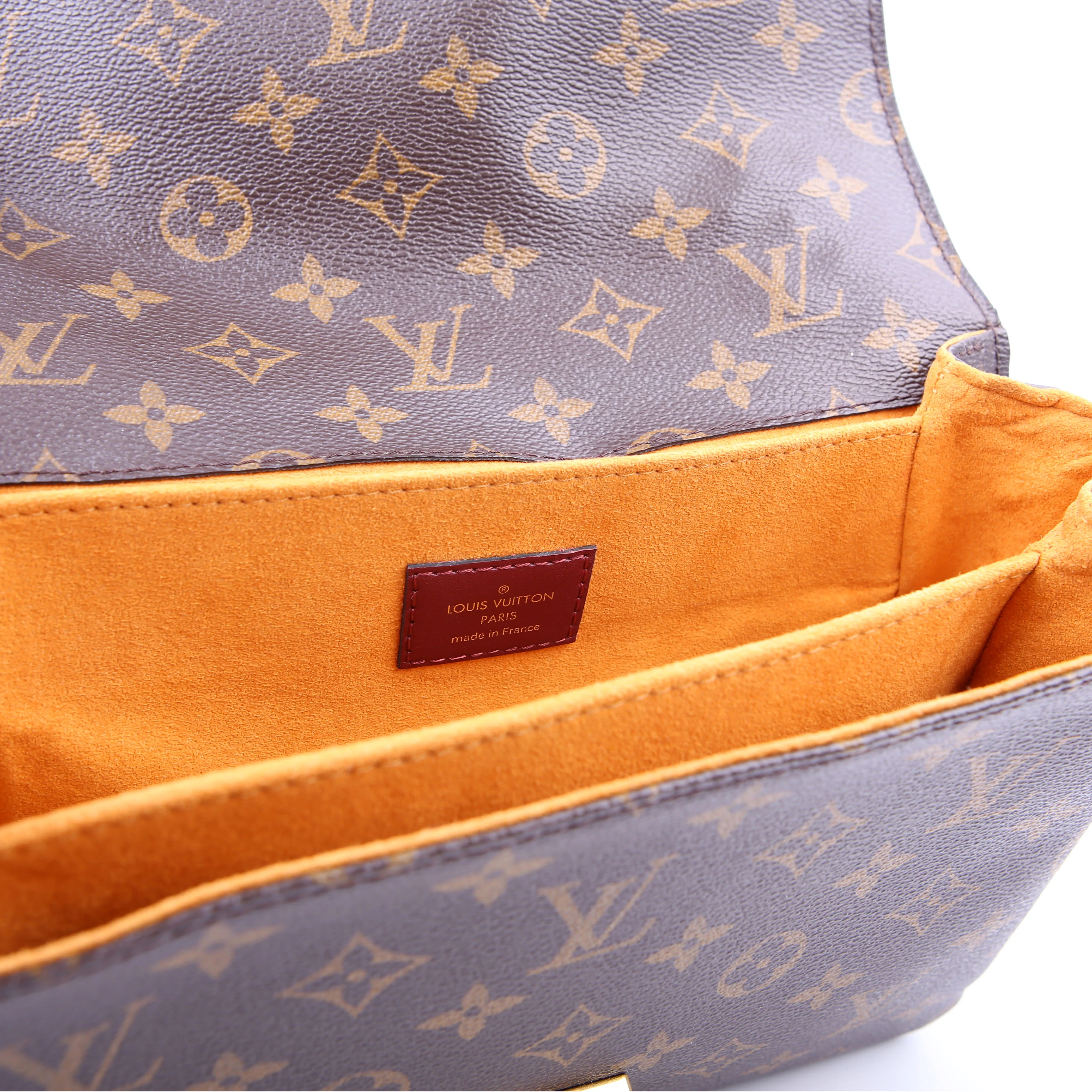 Pochette Metis Monogram Braided Orange/Berry - Image 10