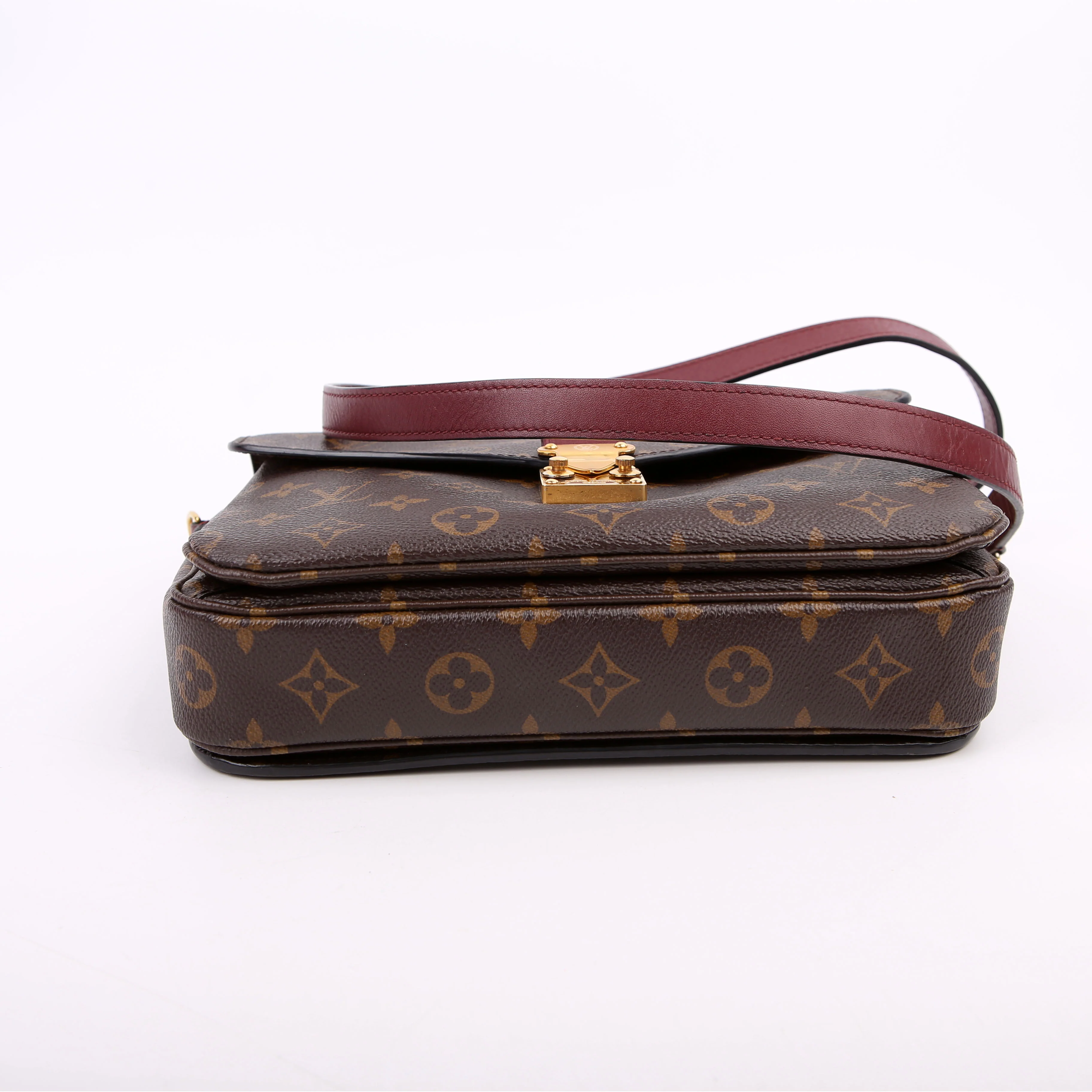 Pochette Metis Monogram Braided Orange/Berry - Image 4