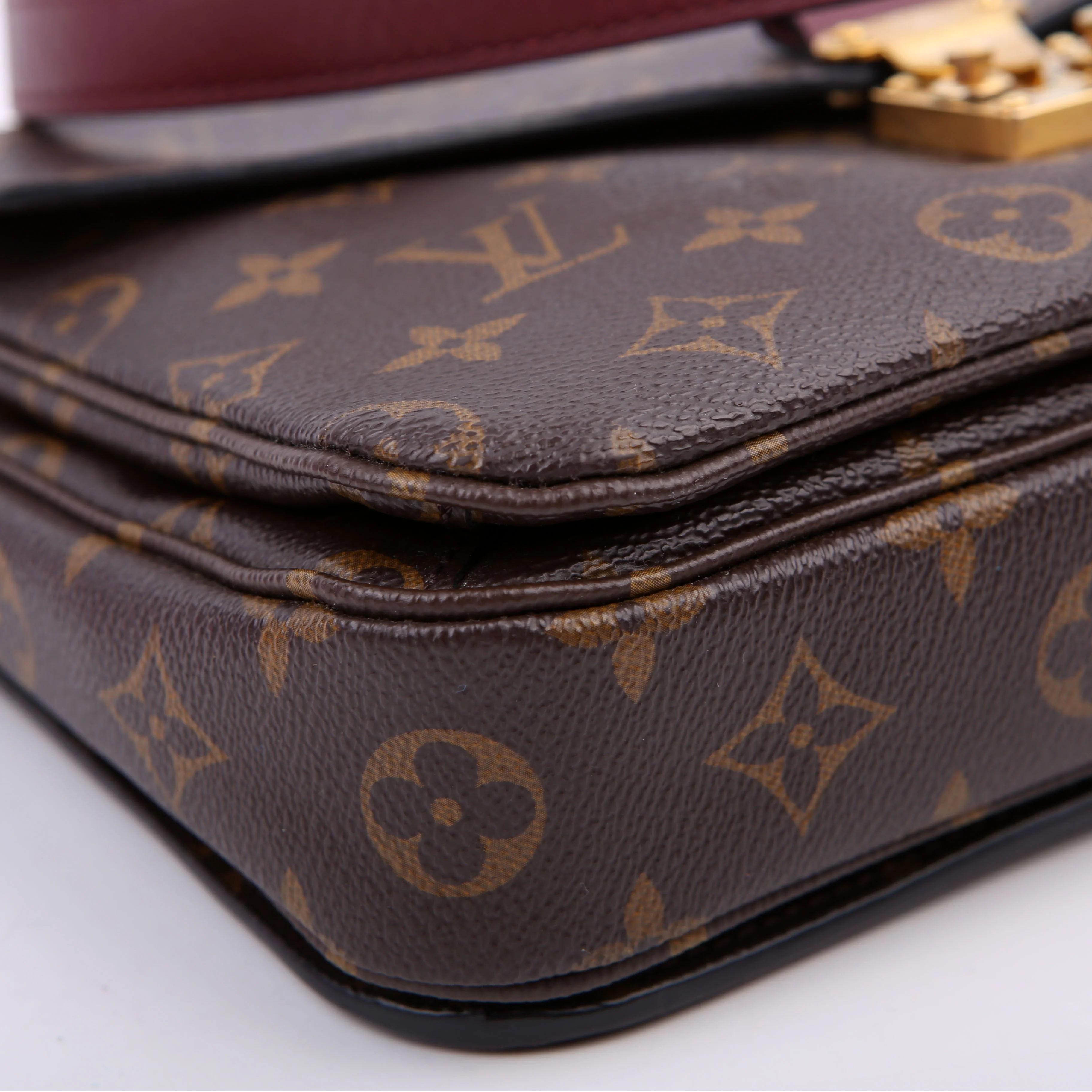 Pochette Metis Monogram Braided Orange/Berry - Image 5