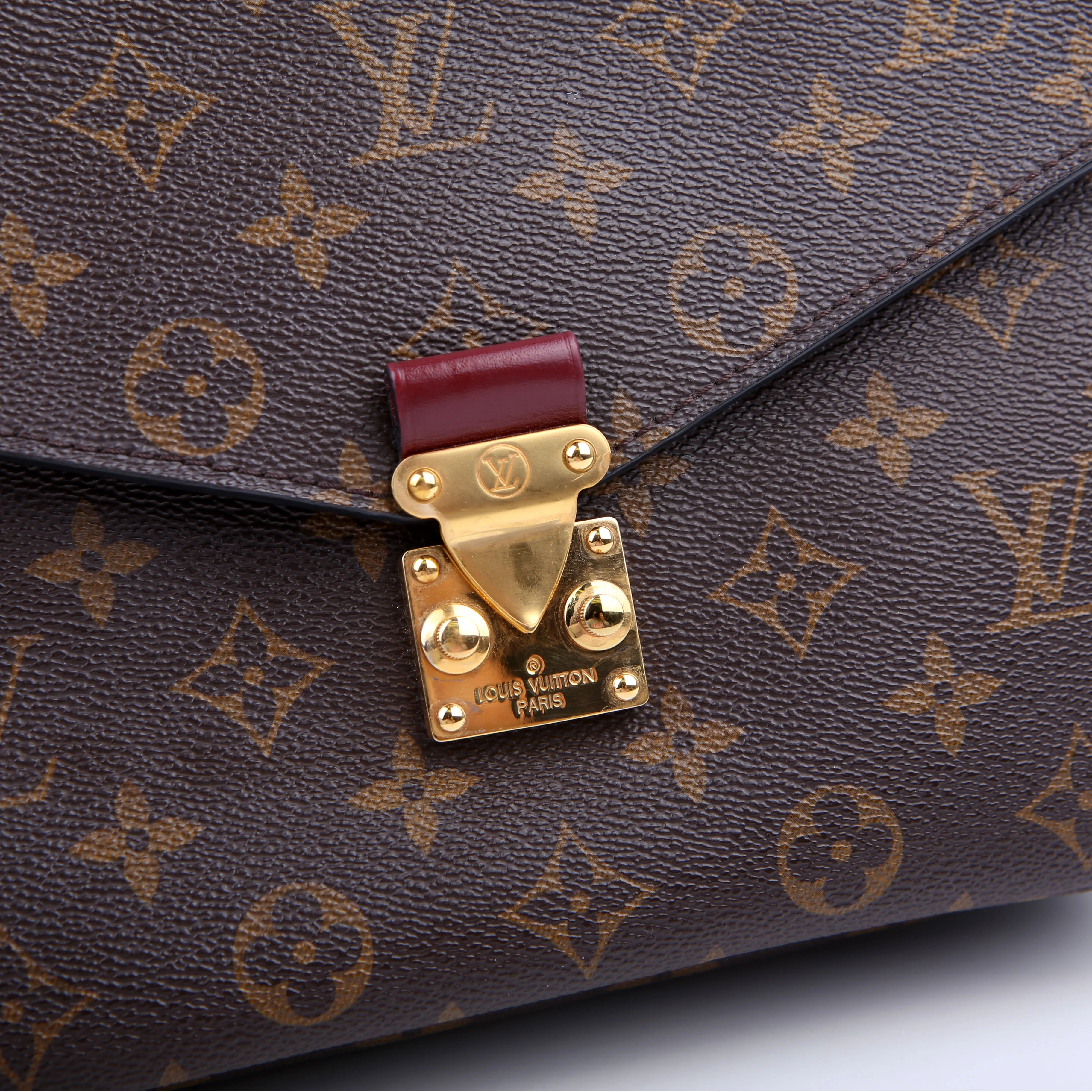 Pochette Metis Monogram Braided Orange/Berry - Image 9