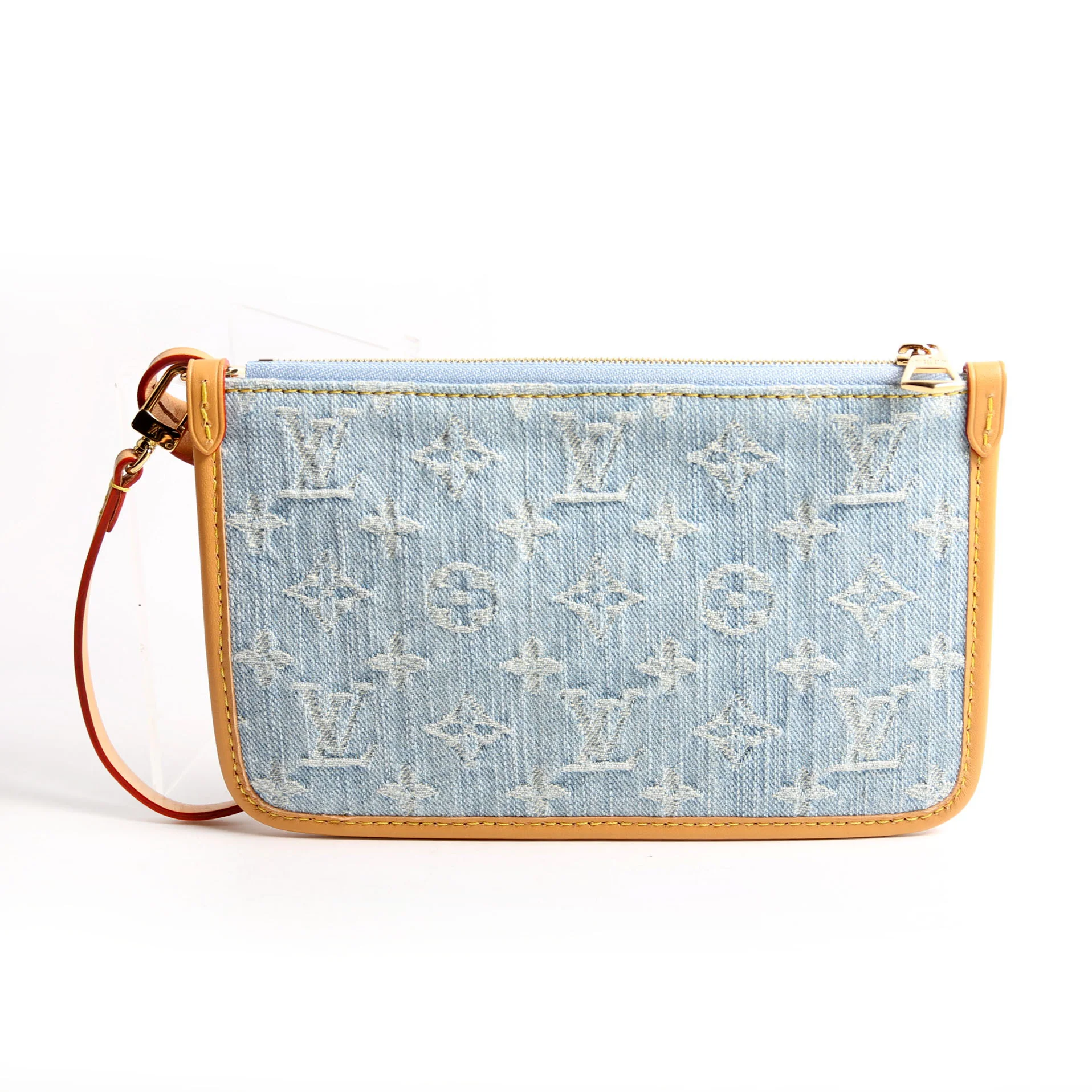 Pochette Only Carryall PM Denim Monogram Blue/Brown - Image 2