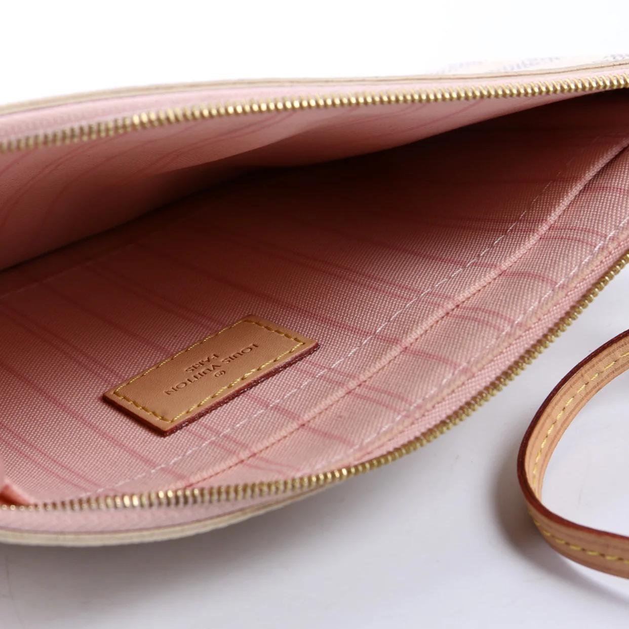 Pochette Only Damier Azur Neverfull Pink - Image 12