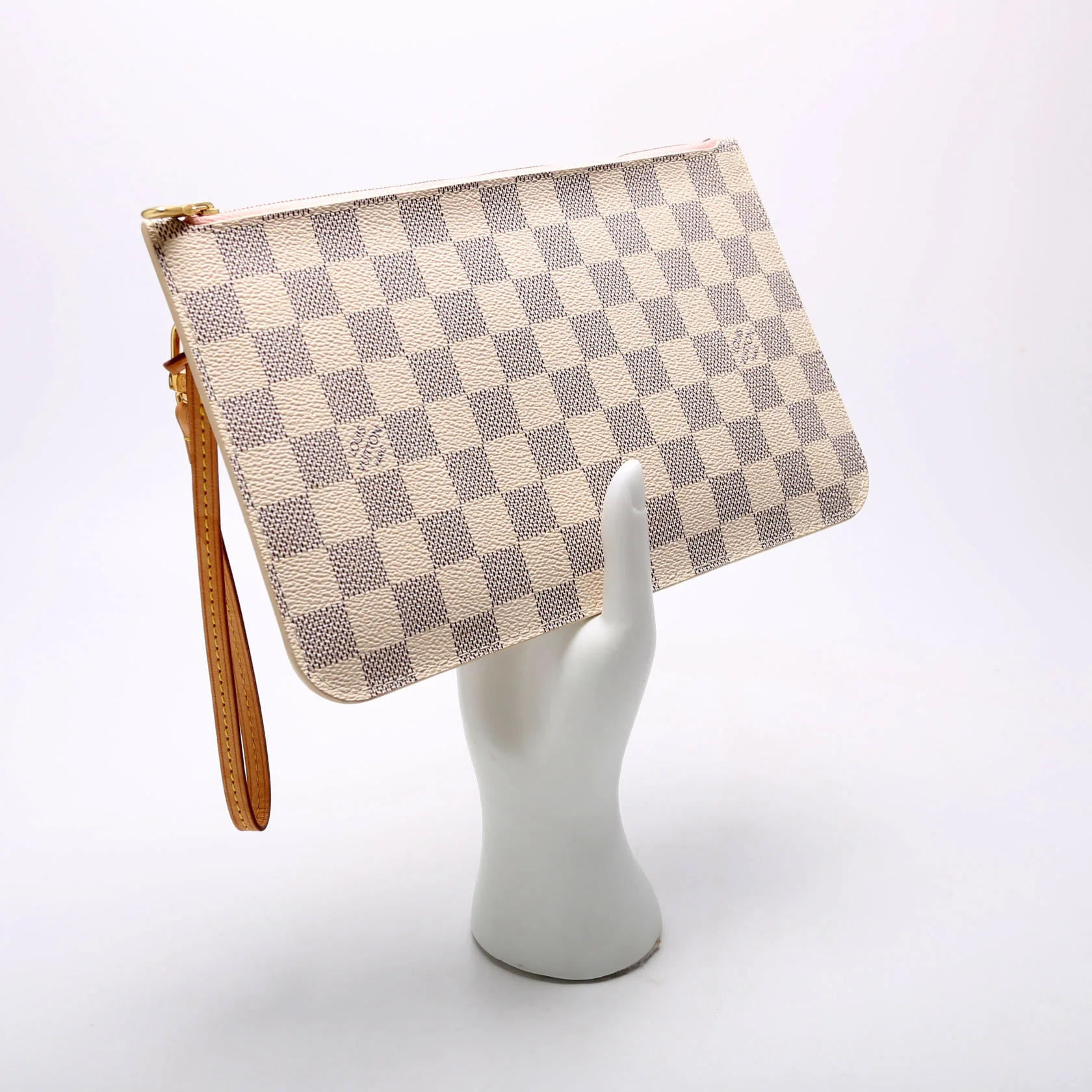 Pochette Only Damier Azur Neverfull Pink - Image 10