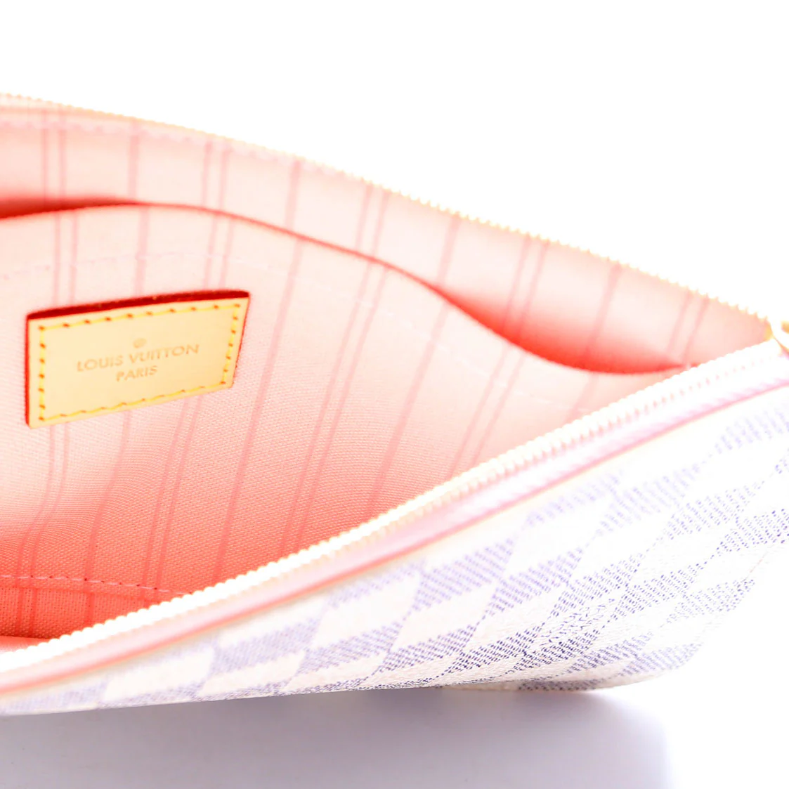 Pochette Only Damier Azur Neverfull Pink - Image 8