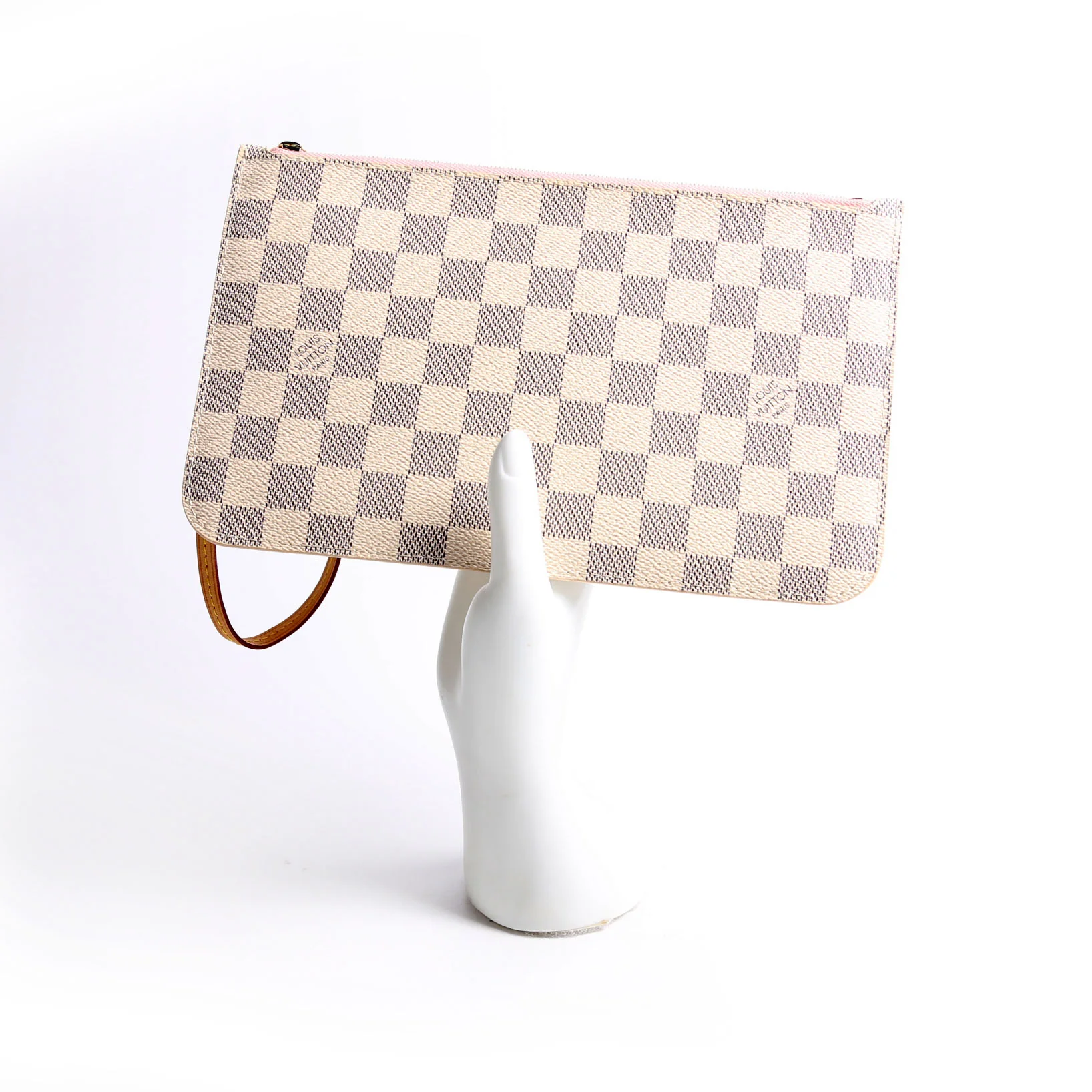 Pochette Only Damier Azur Neverfull Pink - Image 12