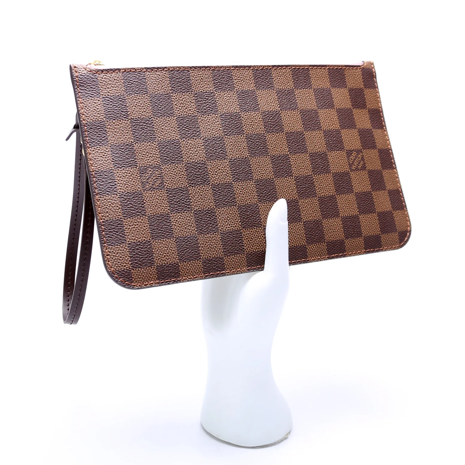 Pochette Only Damier Ebene Neverfull Pink - Image 9