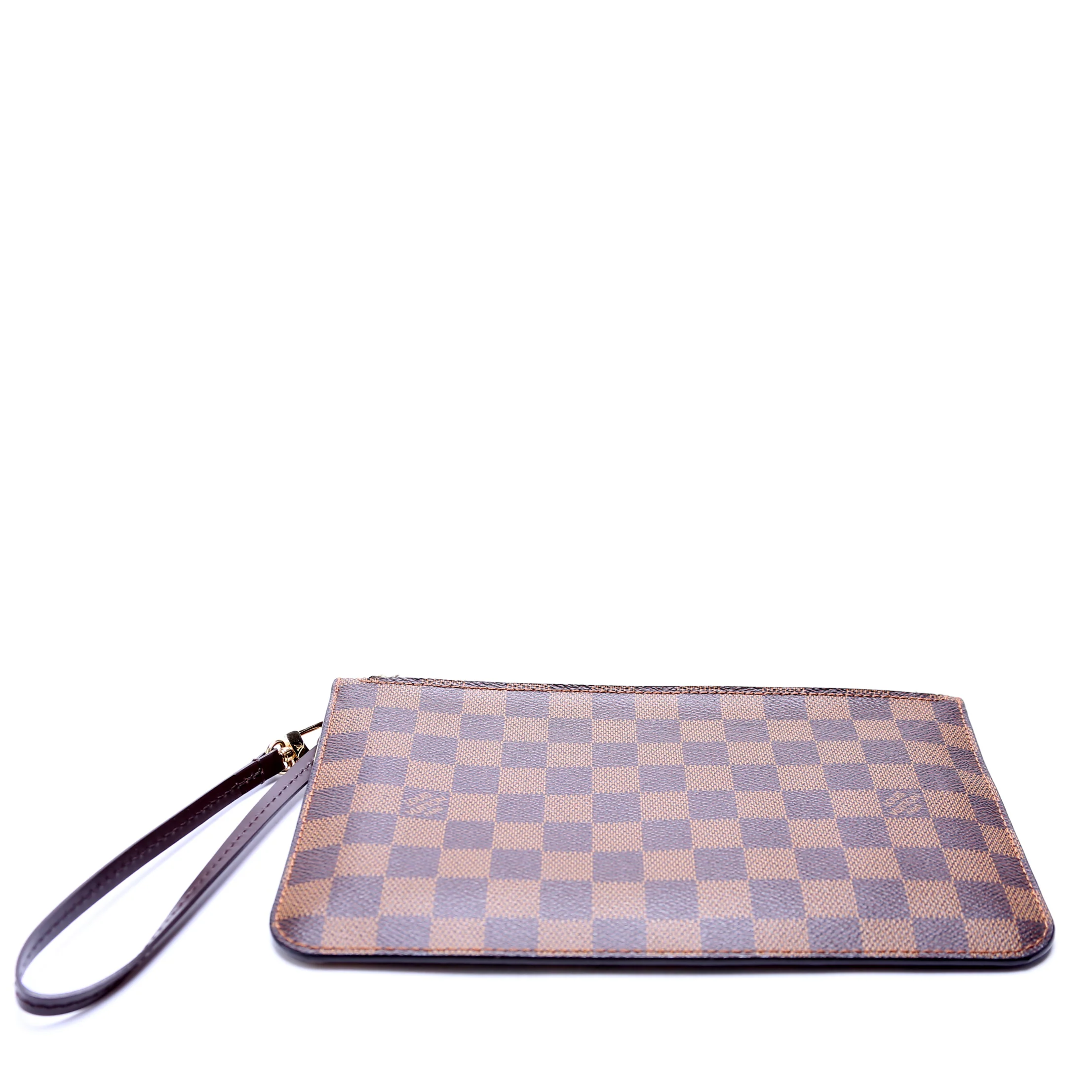 Pochette Only Damier Ebene Neverfull Red - Image 4