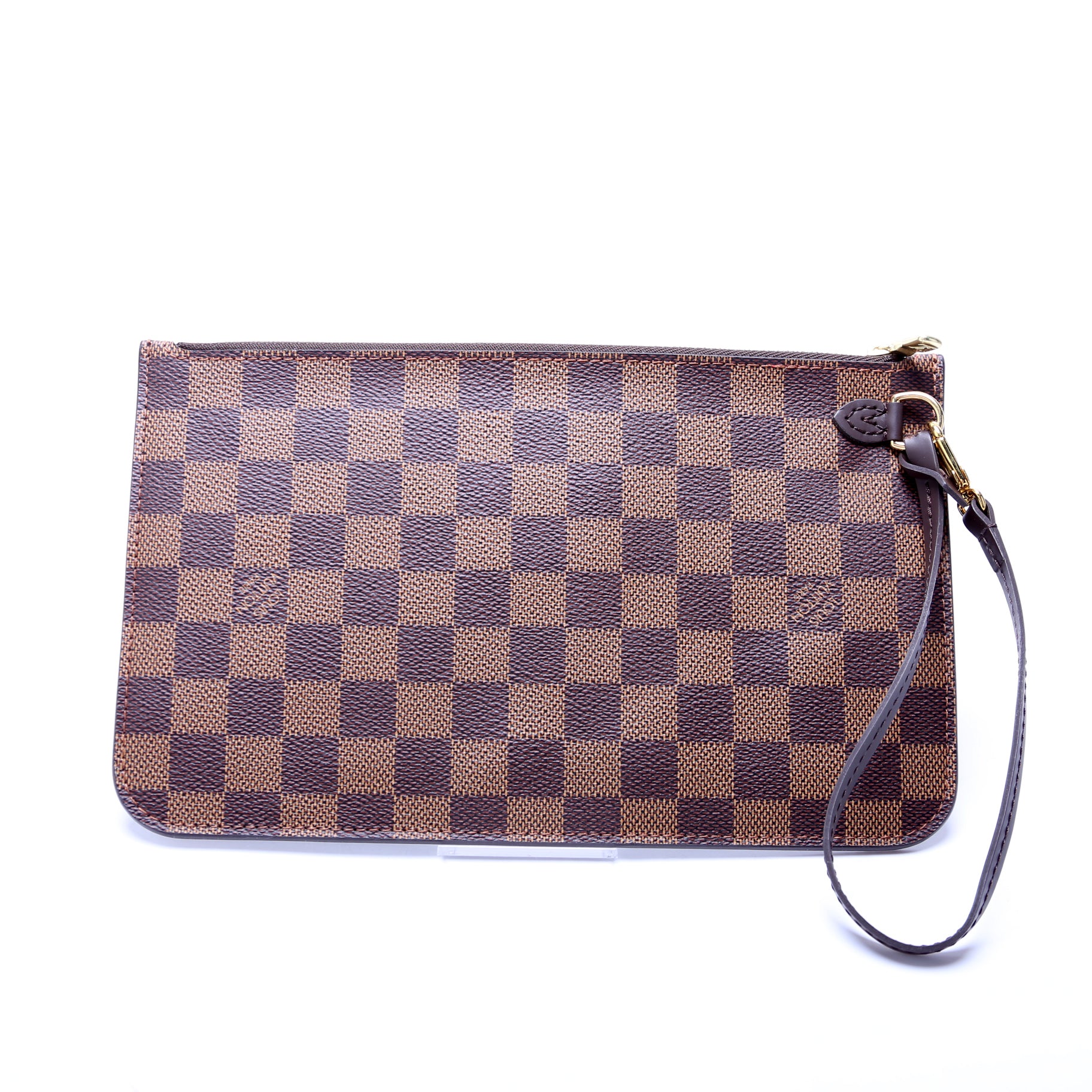Pochette Only Damier Ebene Neverfull Red - Image 3