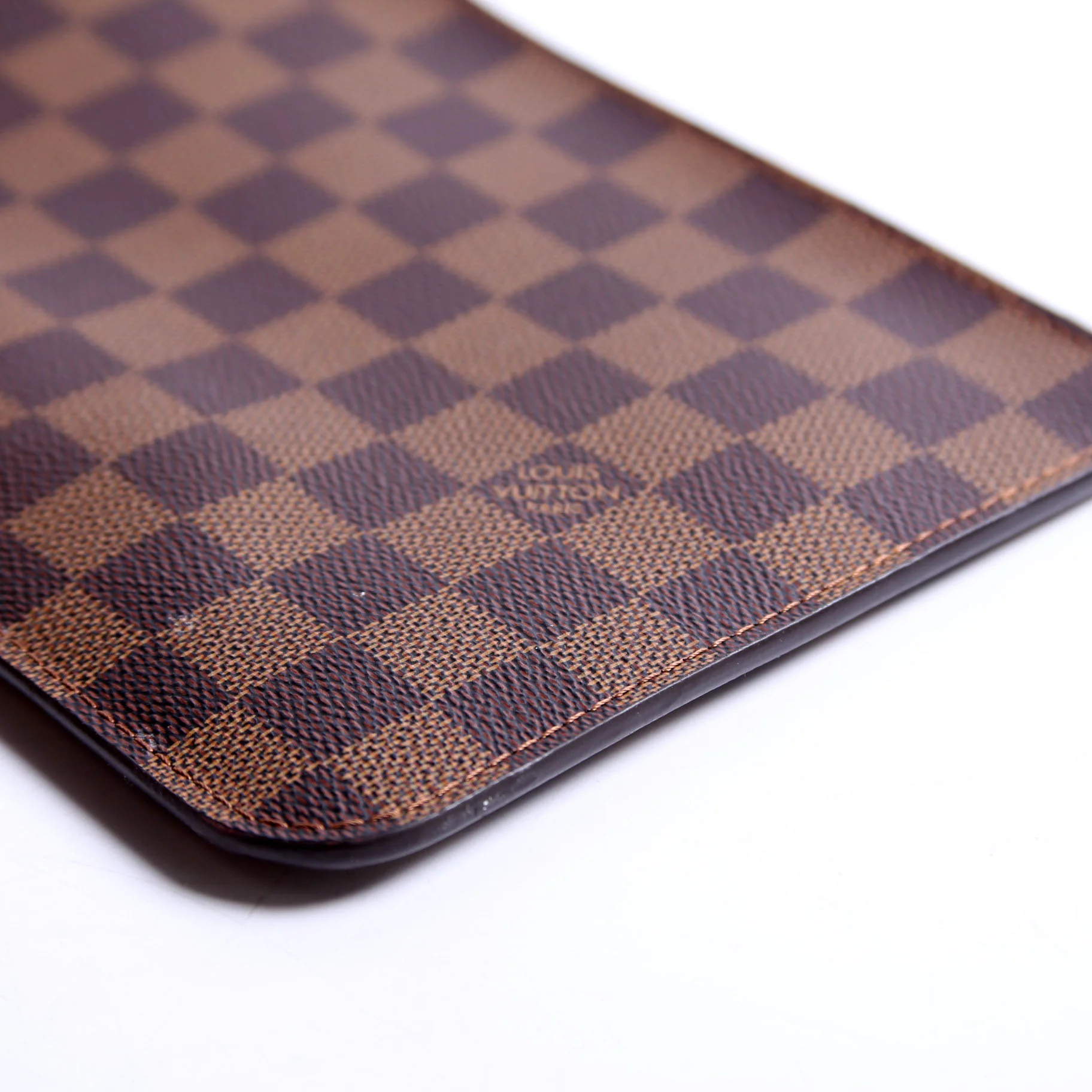 Pochette Only Damier Ebene Neverfull Red - Image 5