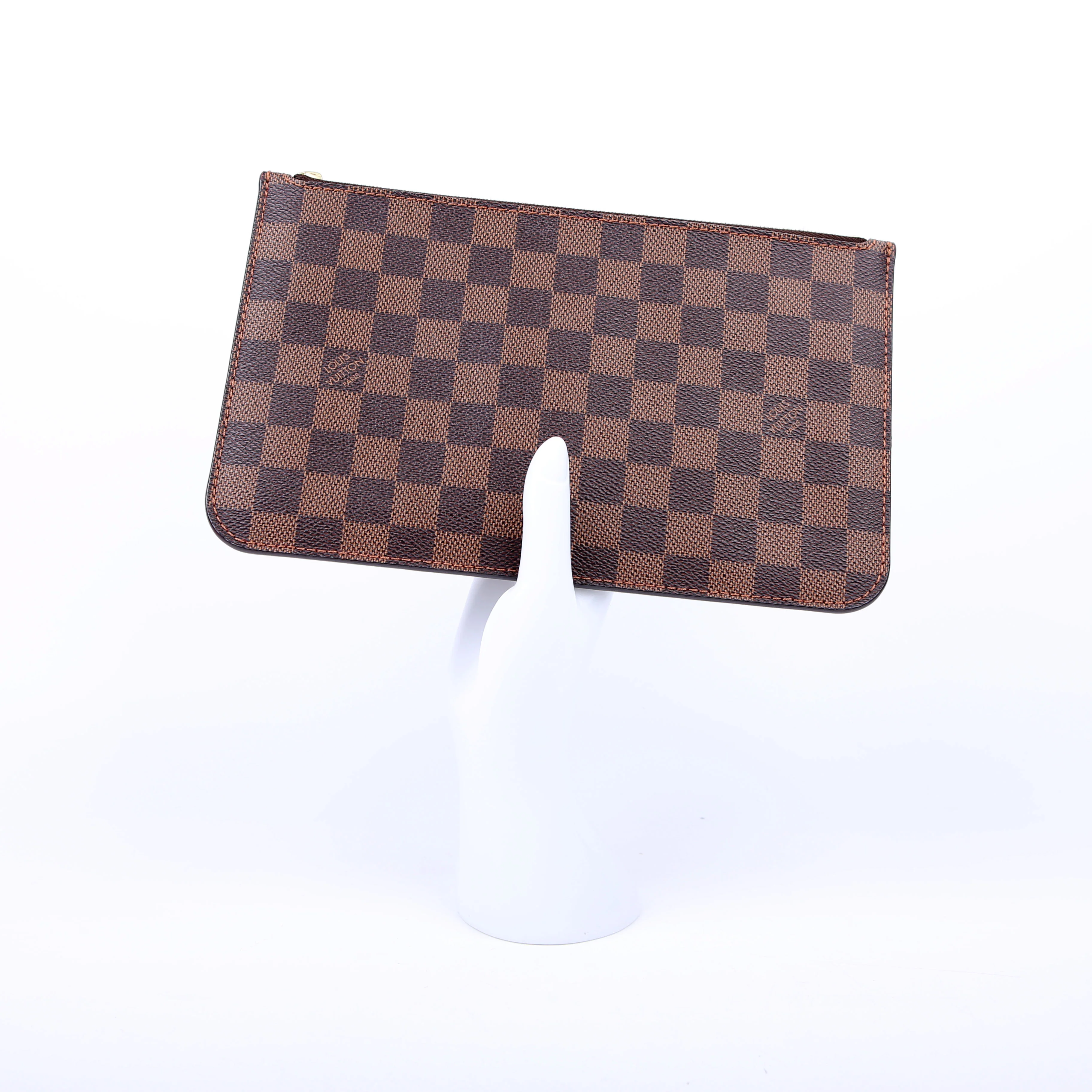 Pochette Only Damier Ebene Neverfull Red - Image 10