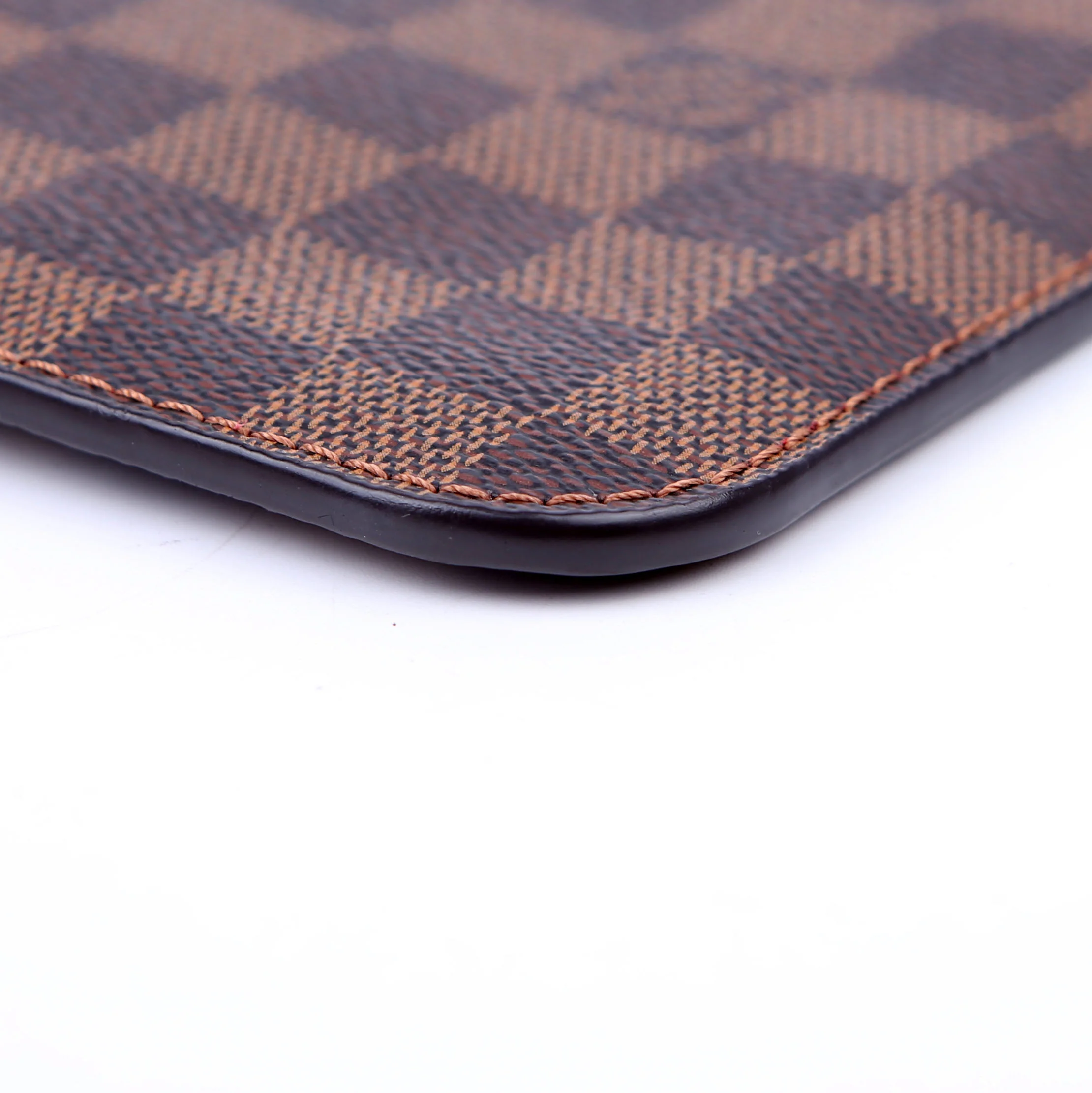 Pochette Only Damier Ebene Neverfull Red - Image 6