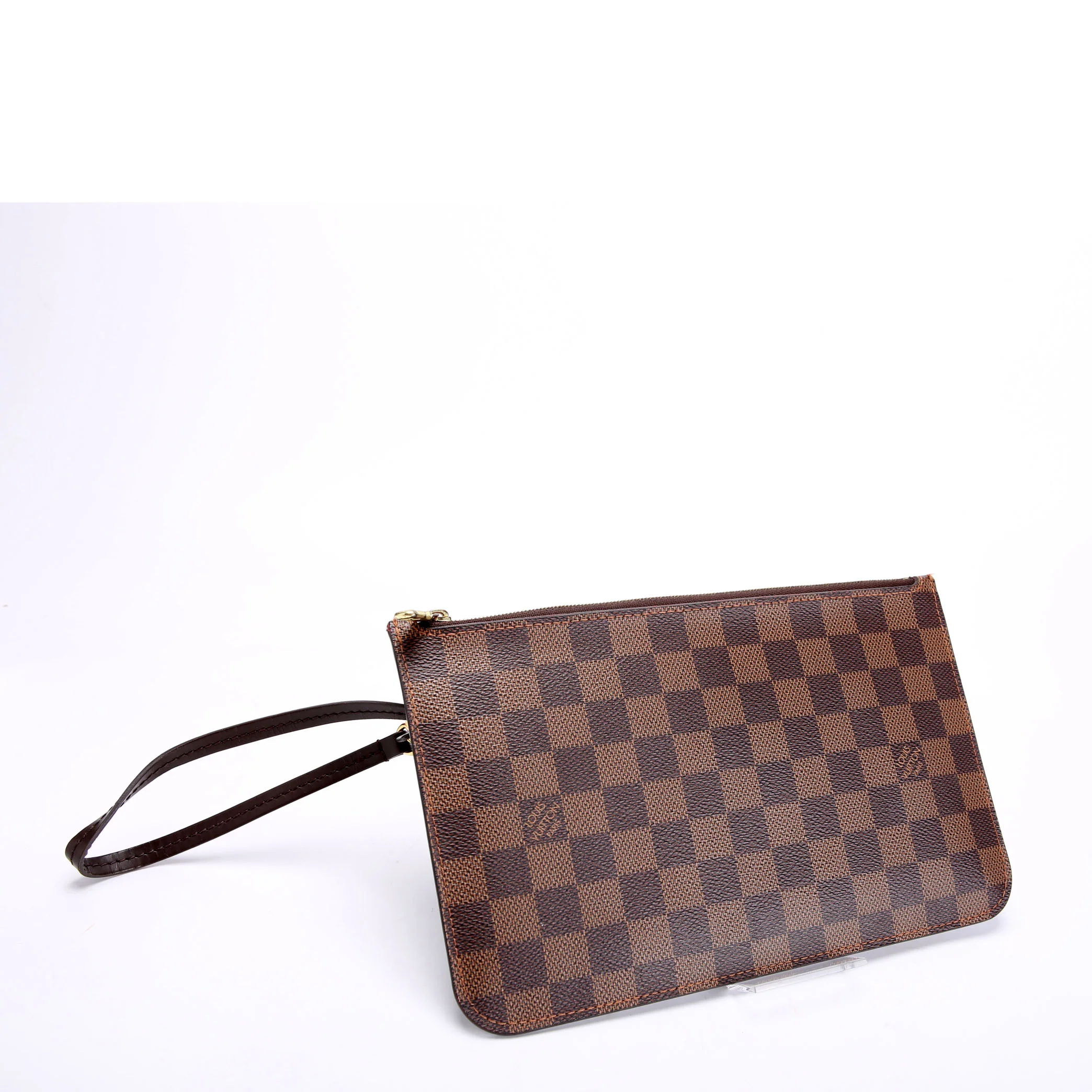 Pochette Only Damier Ebene Neverfull Red - Image 2