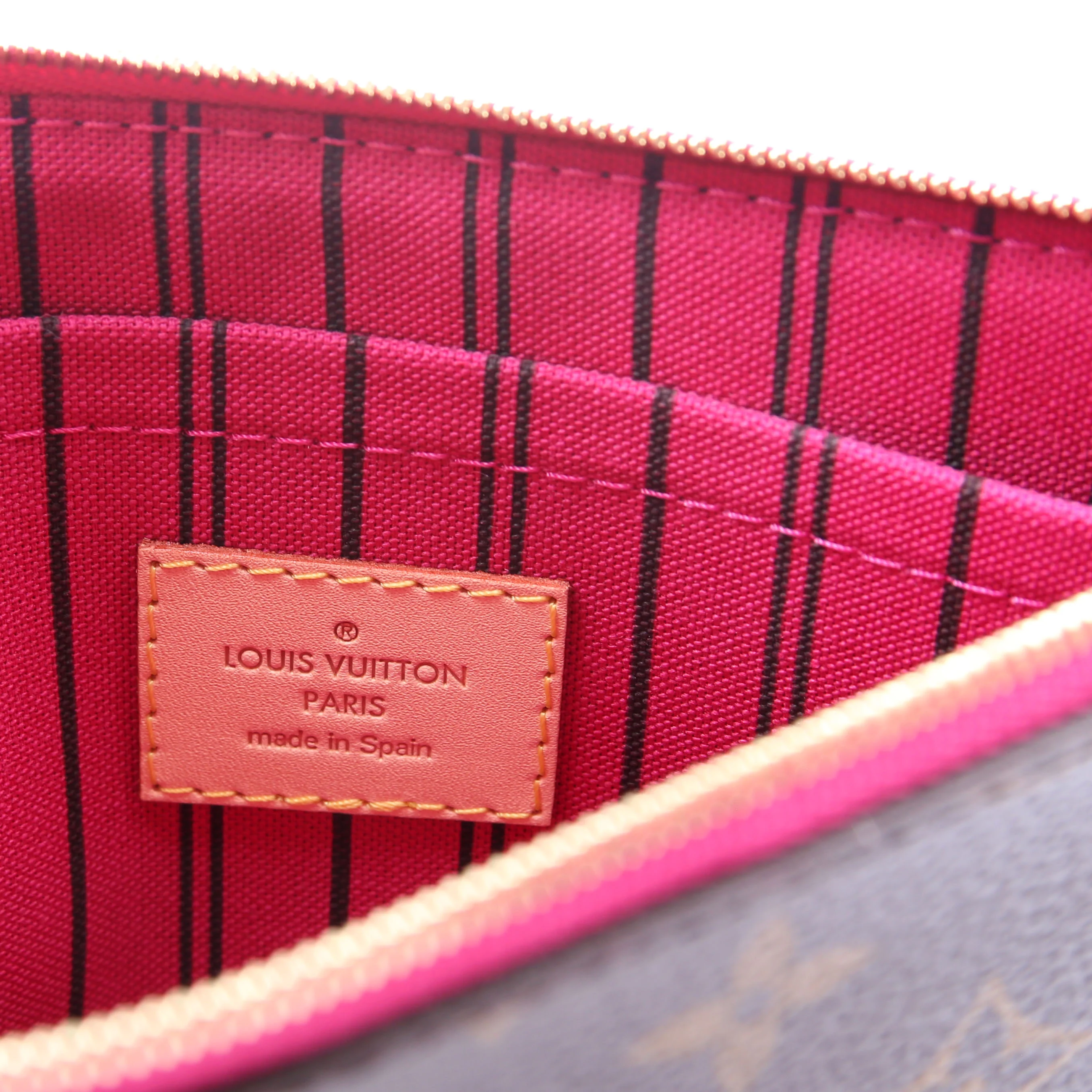 Pochette Only Monogram Neverfull Brown/Pink - Image 8
