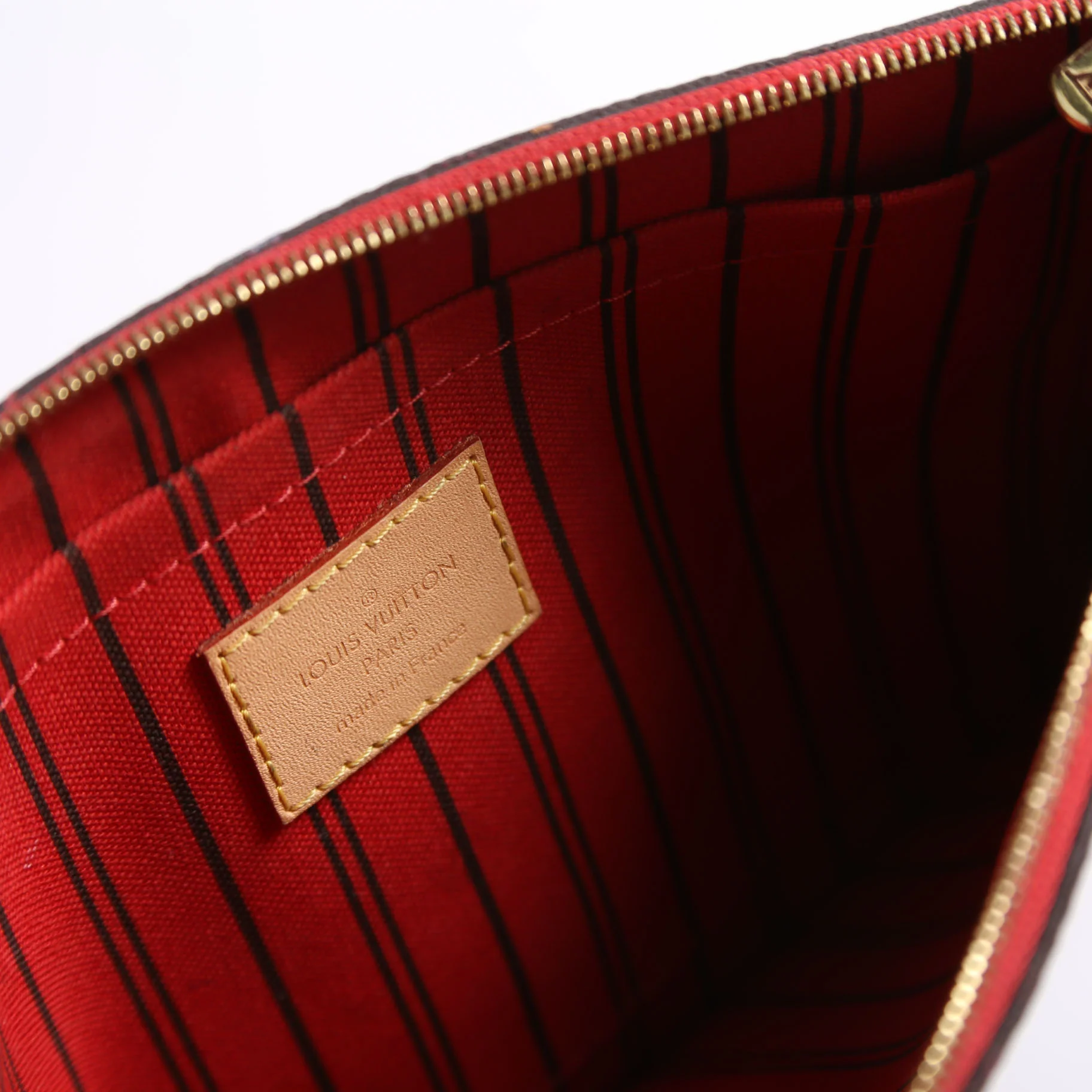 Pochette Only Monogram Neverfull Red - Image 8