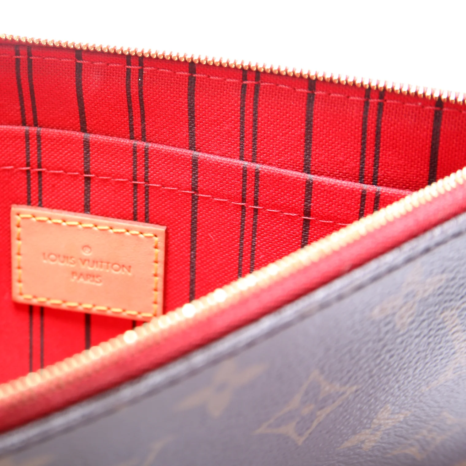 Pochette Only Monogram Neverfull Red - Image 8