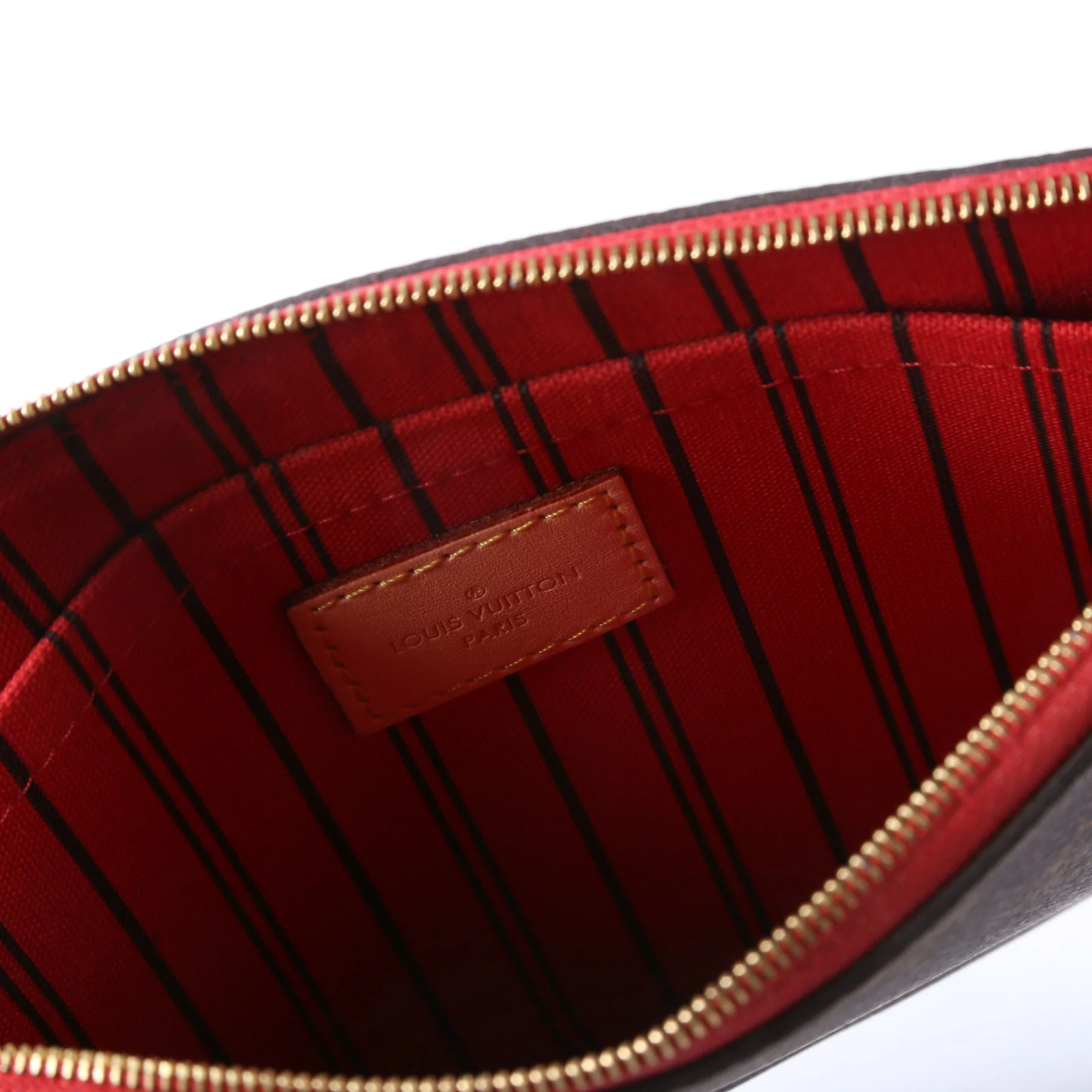 Pochette Only Monogram Neverfull Red - Image 7