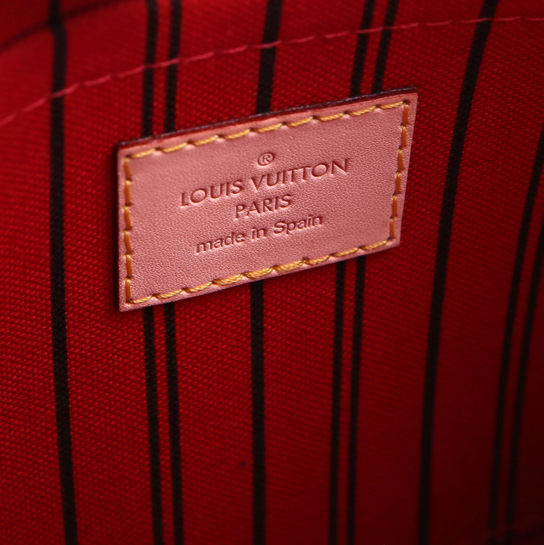 Pochette Only Neverfull Monogram Red - Image 10