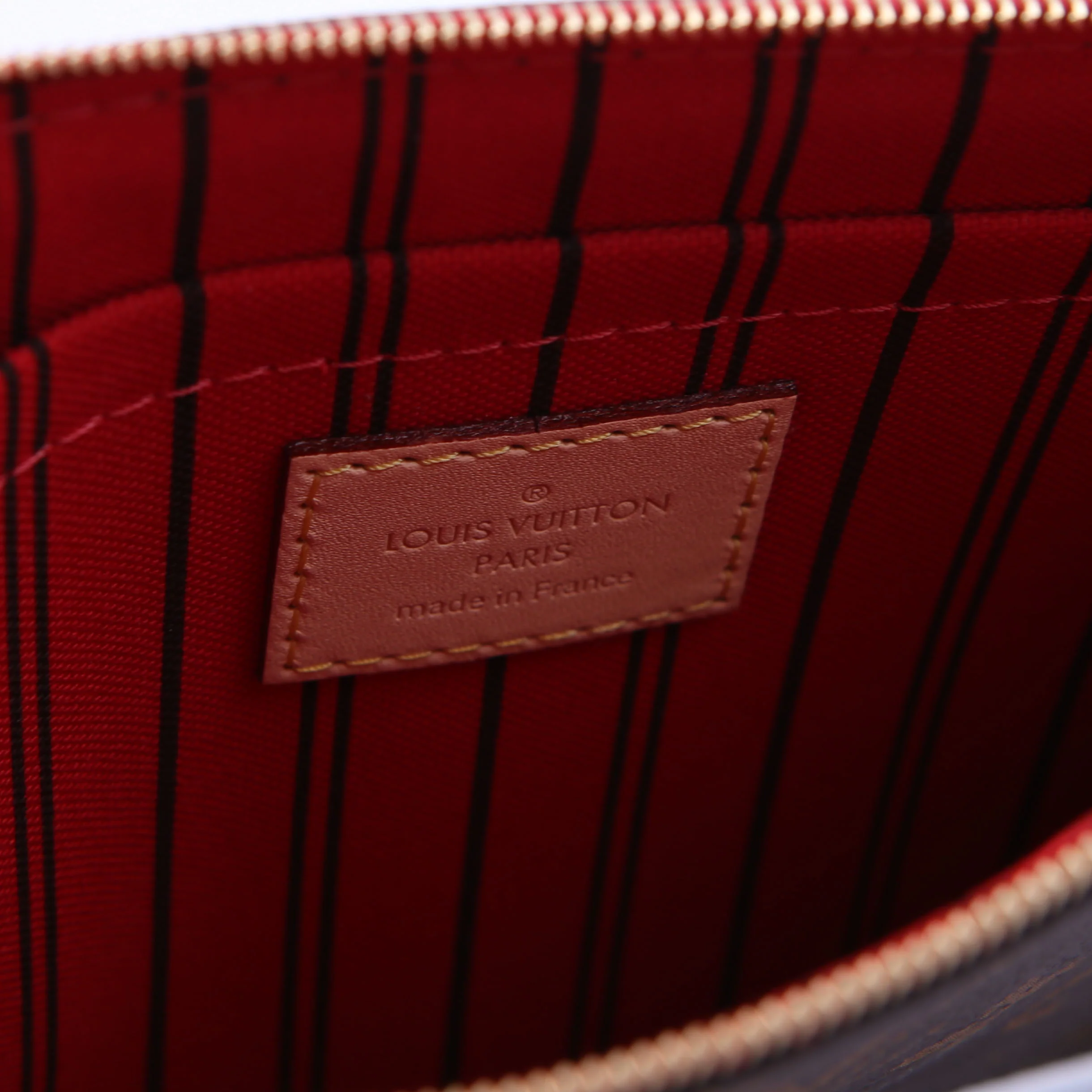 Pochette Only Neverfull Monogram Red - Image 10