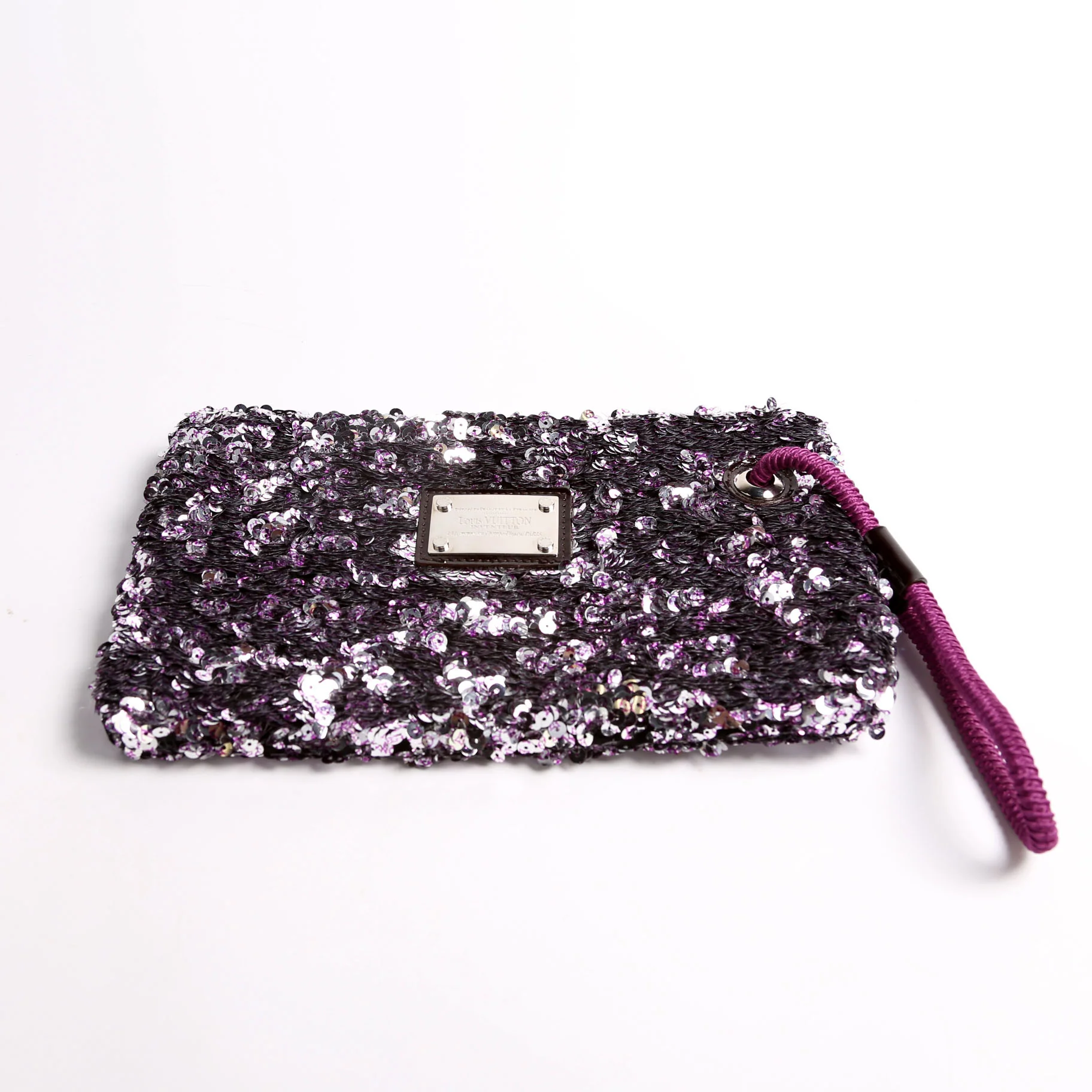 Pochette Rococo Sequins Purple - Image 3