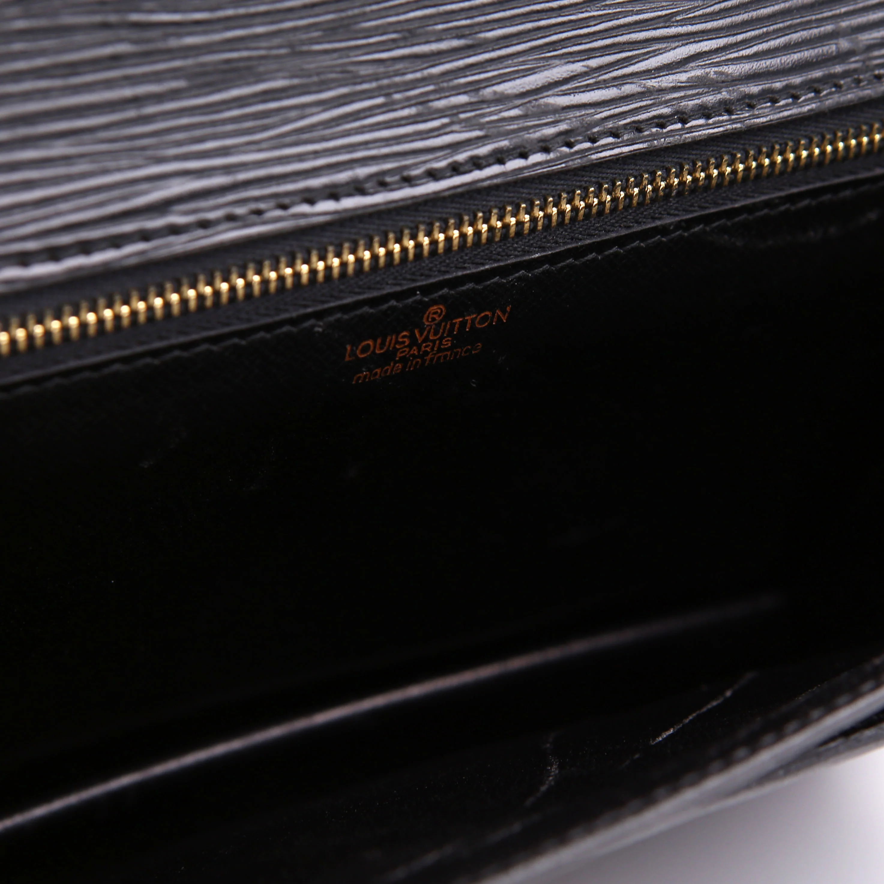 Pochette Sellier Dragonne Clutch Epi Black - Image 11