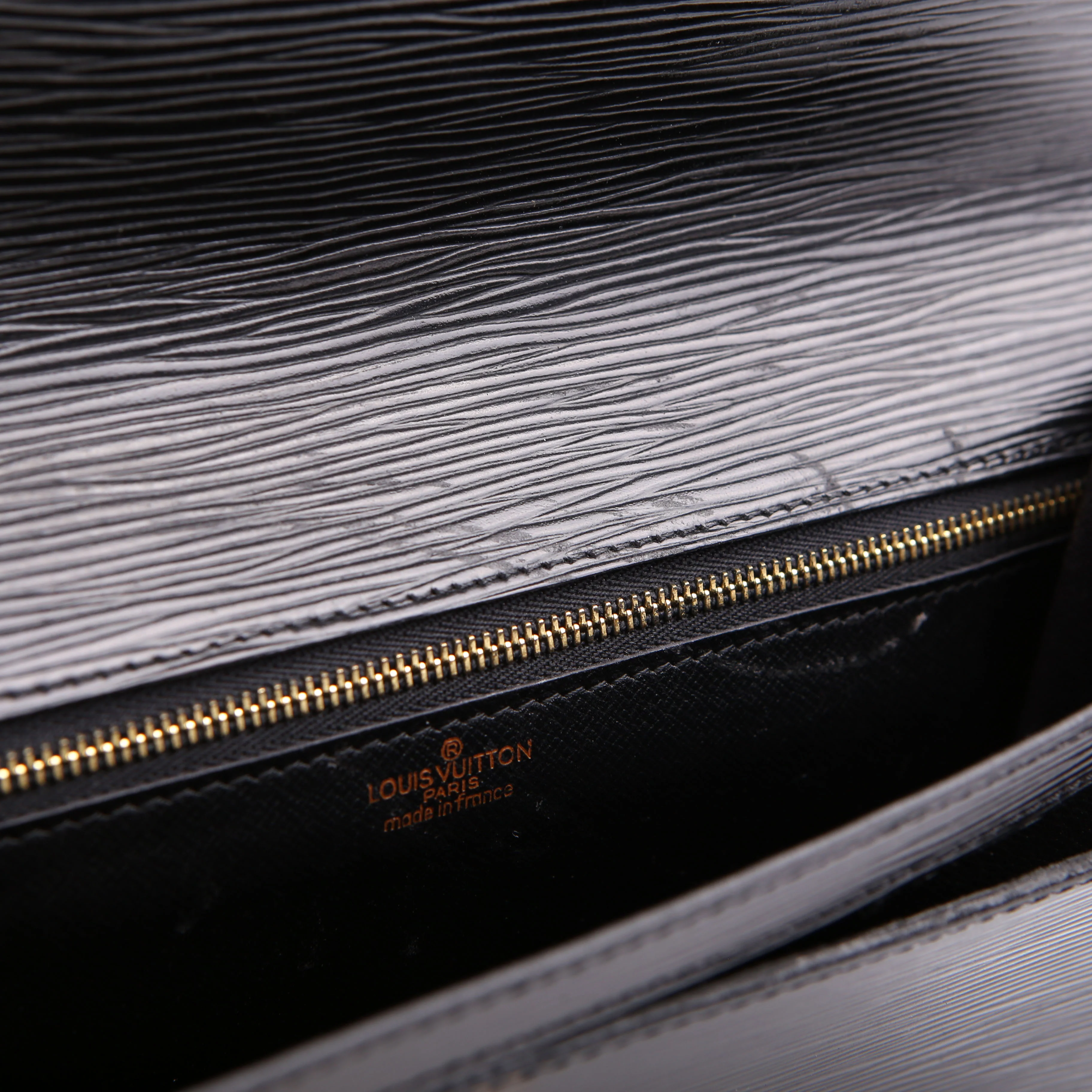Pochette Sellier Dragonne Clutch Epi Black - Image 12