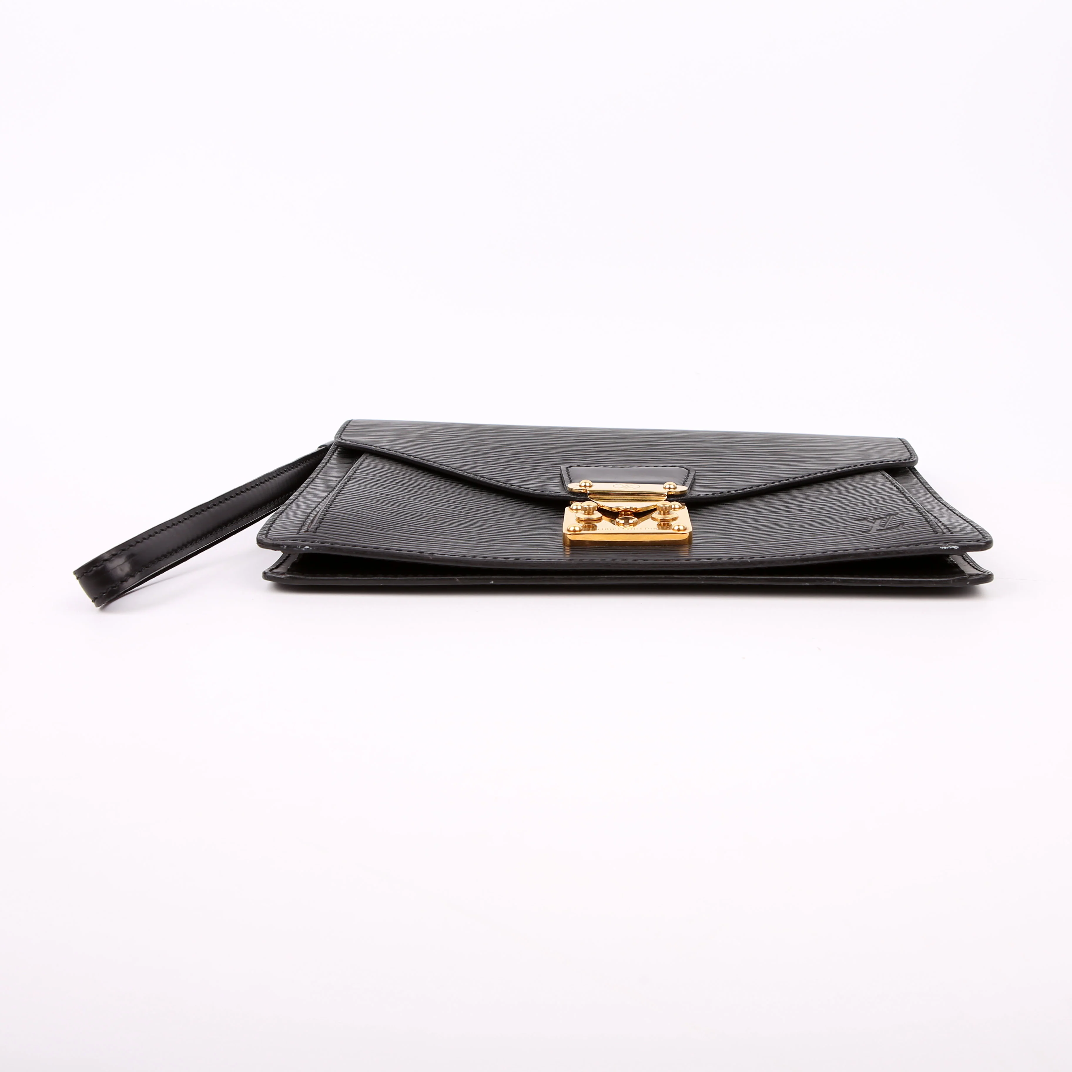 Pochette Sellier Dragonne Clutch Epi Black - Image 3